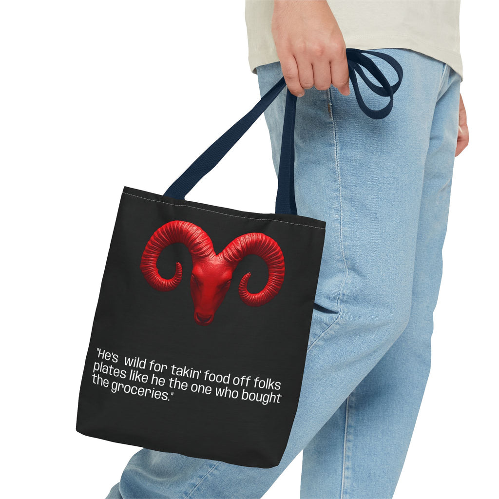 A TellMeYourSign LOL Trump Aries Tote Bag (AOP)