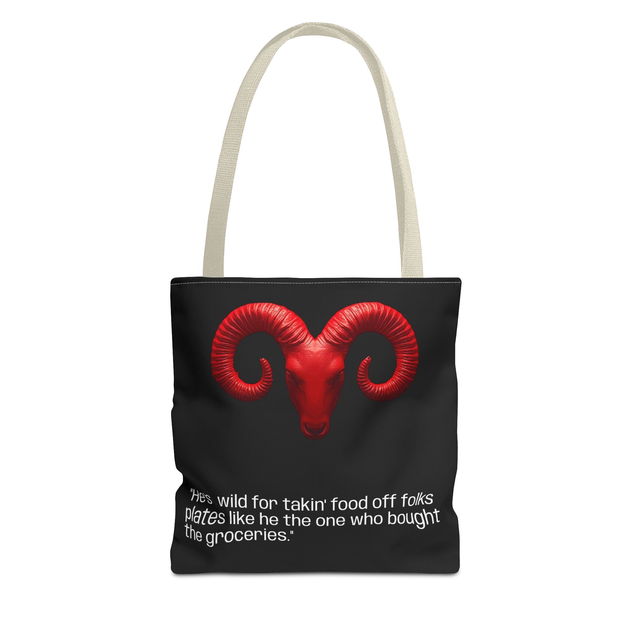 A TellMeYourSign LOL Trump Aries Tote Bag (AOP)