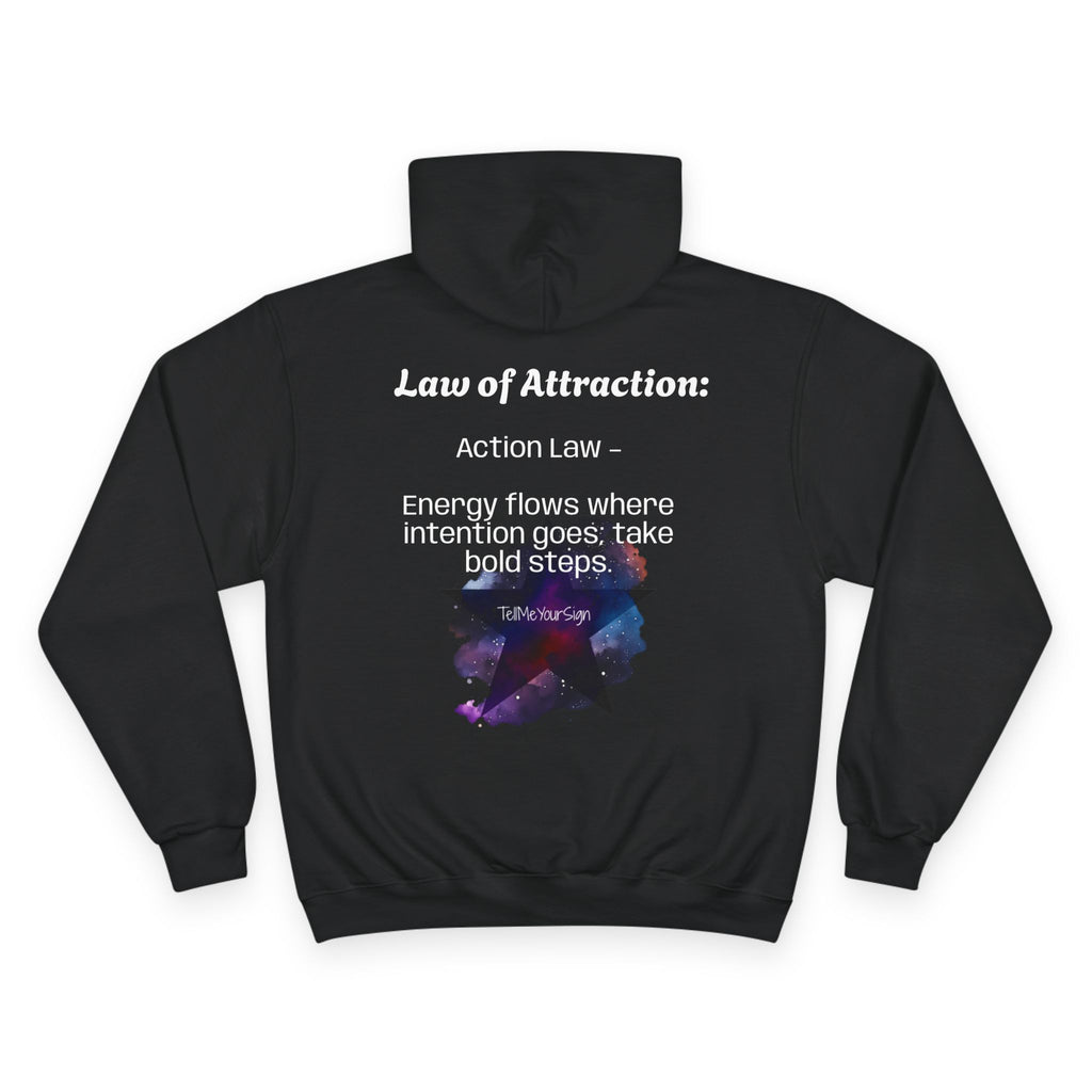 Champion Zodiac Hoodie: Aries Star Sign, Astrology Fashion, Personalized Gift, Cosmic Sweatshirt, Horoscope Wear