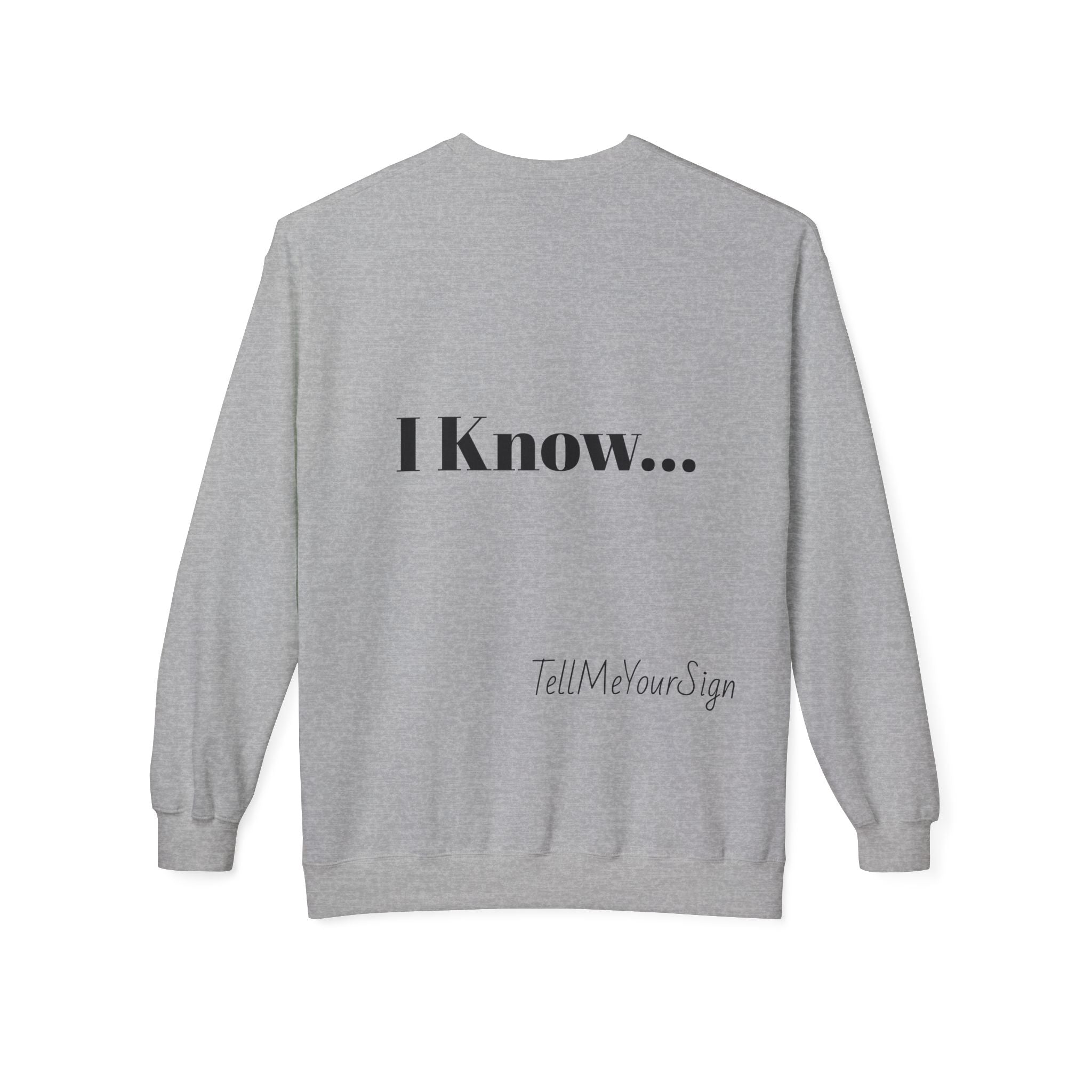 Astrology-Themed Fleece Sweatshirt, Zodiac Gift, Horoscope Sweatshirt, Cozy Astrology Crewneck, Birthday Gift for Astrology Lovers