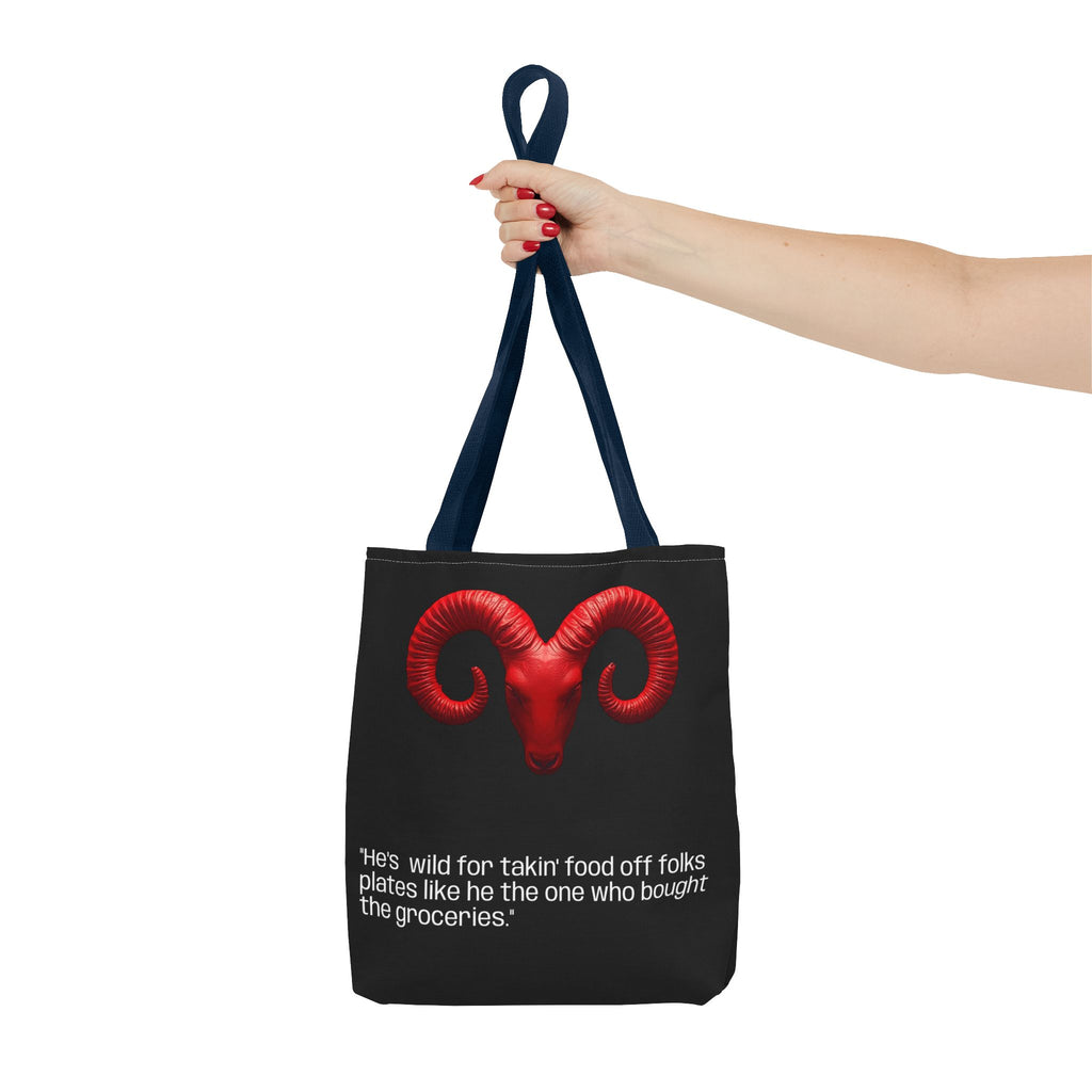 A TellMeYourSign LOL Trump Aries Tote Bag (AOP)