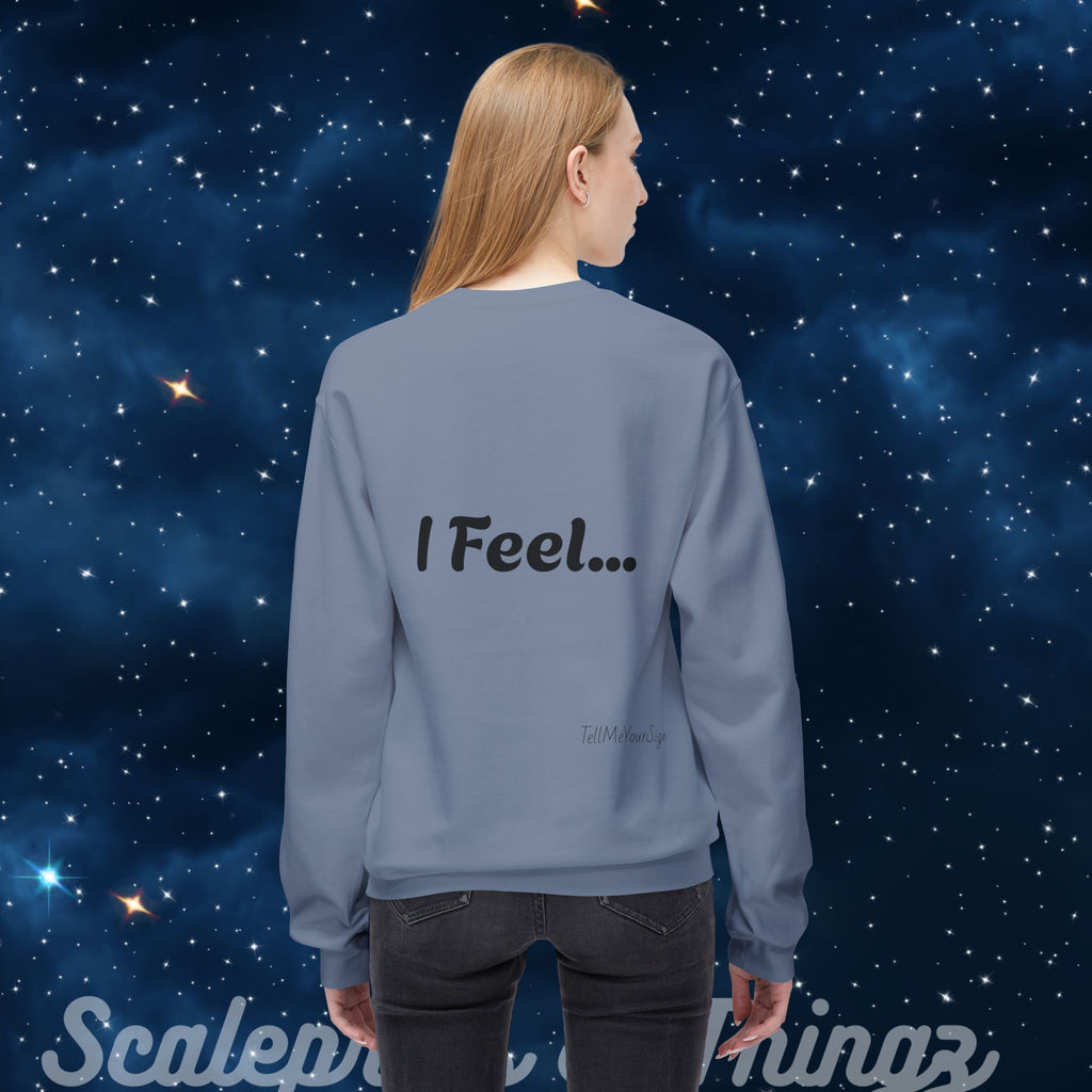 Cancer Zodiac Fleece Sweatshirt | Astrology Gift, Horoscope Apparel, Horoscope Sweatshirt, Cancer Apparel, Unique Zodiac Clothing