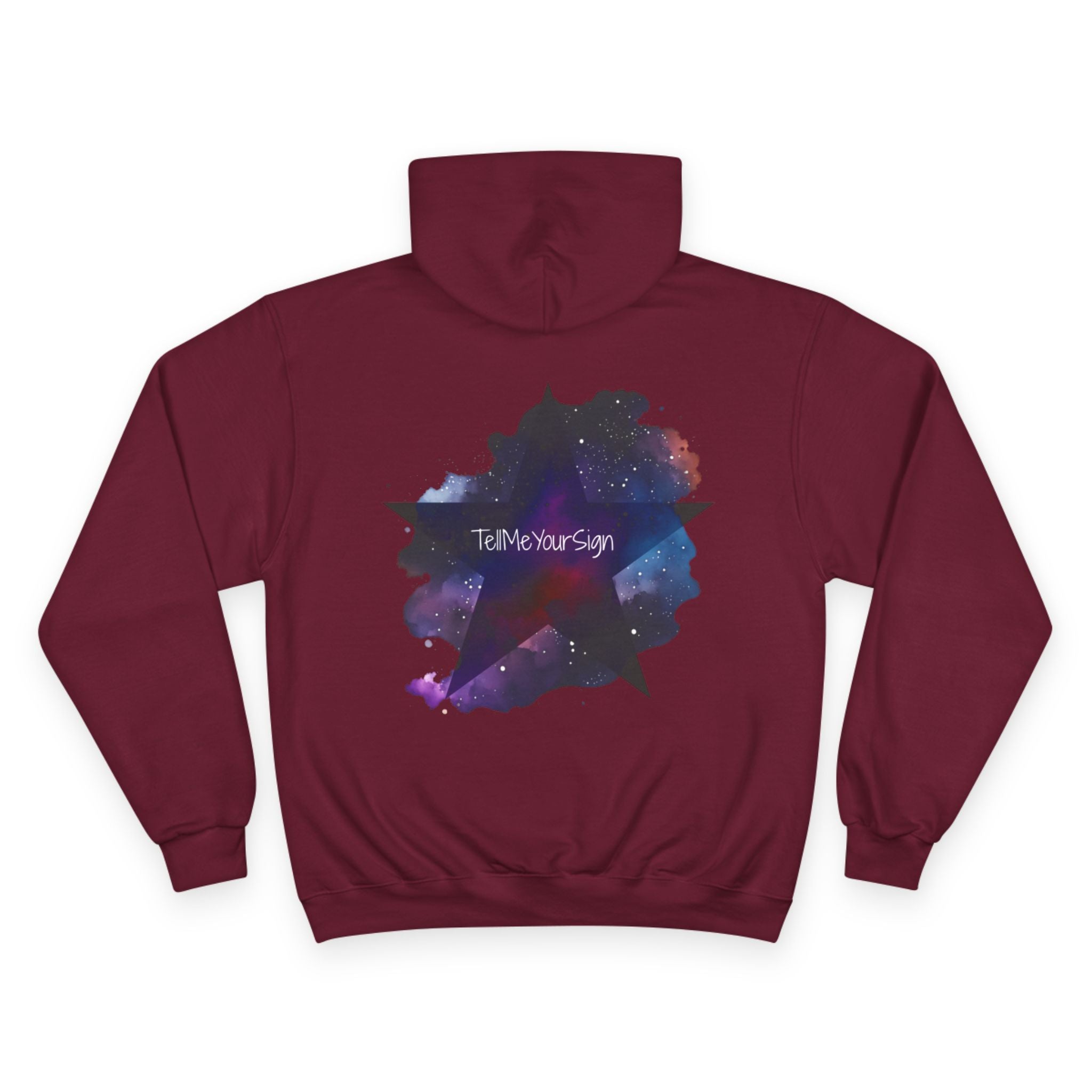 Galaxy Zodiac Champion Hoodie, Astrology Apparel, Personalized Gift, Horoscope Fashion, Unisex Sweatshirt