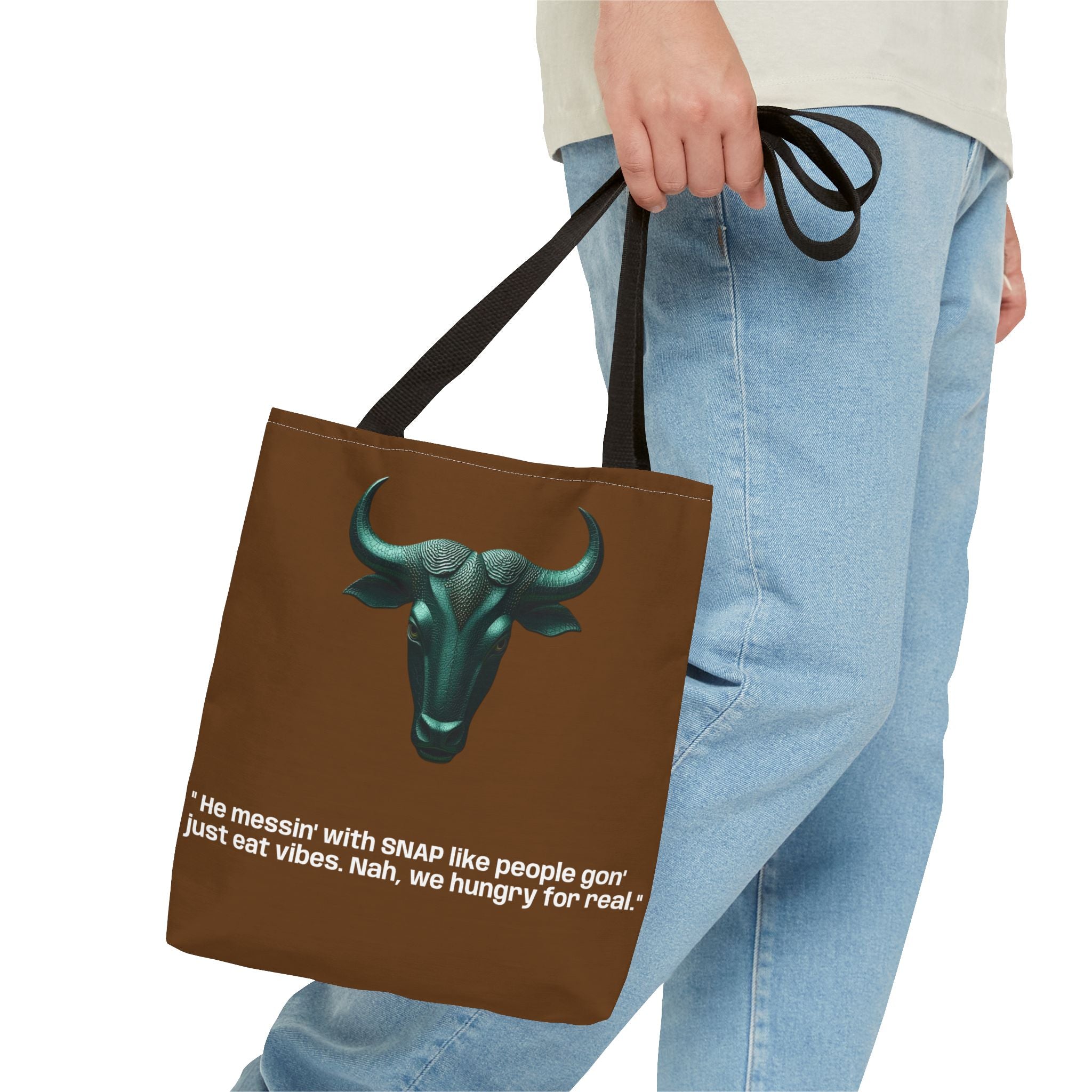A TellMeYourSign LOL Trump Tote Bag (AOP)