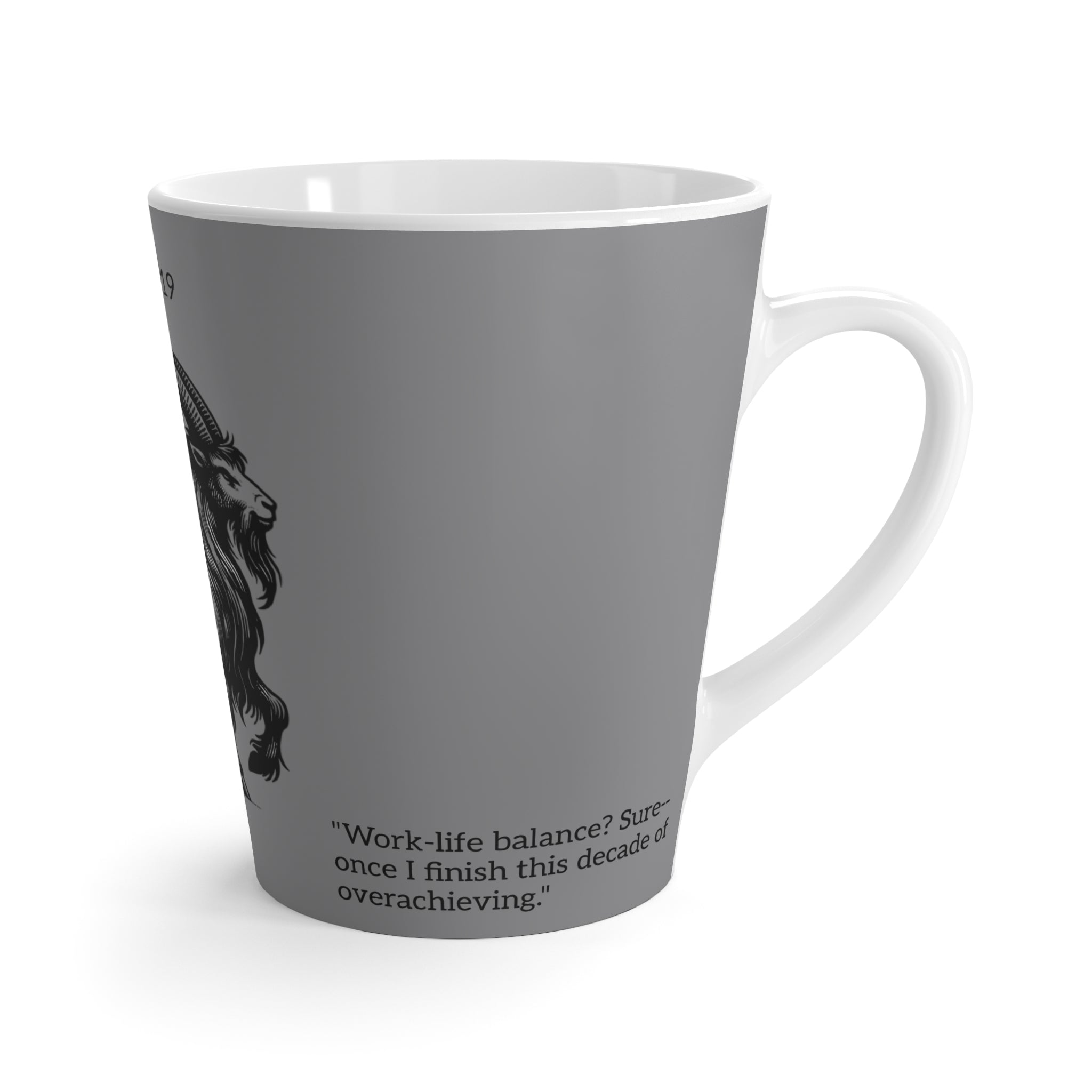 Capricorn Zodiac Latte Mug | Astrology Gift, Horoscope Drinkware, Coffee Lover's Cup, Personalized Mug, Birthday Gift