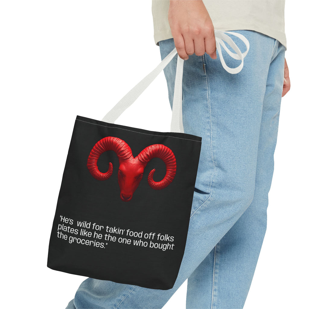 A TellMeYourSign LOL Trump Aries Tote Bag (AOP)