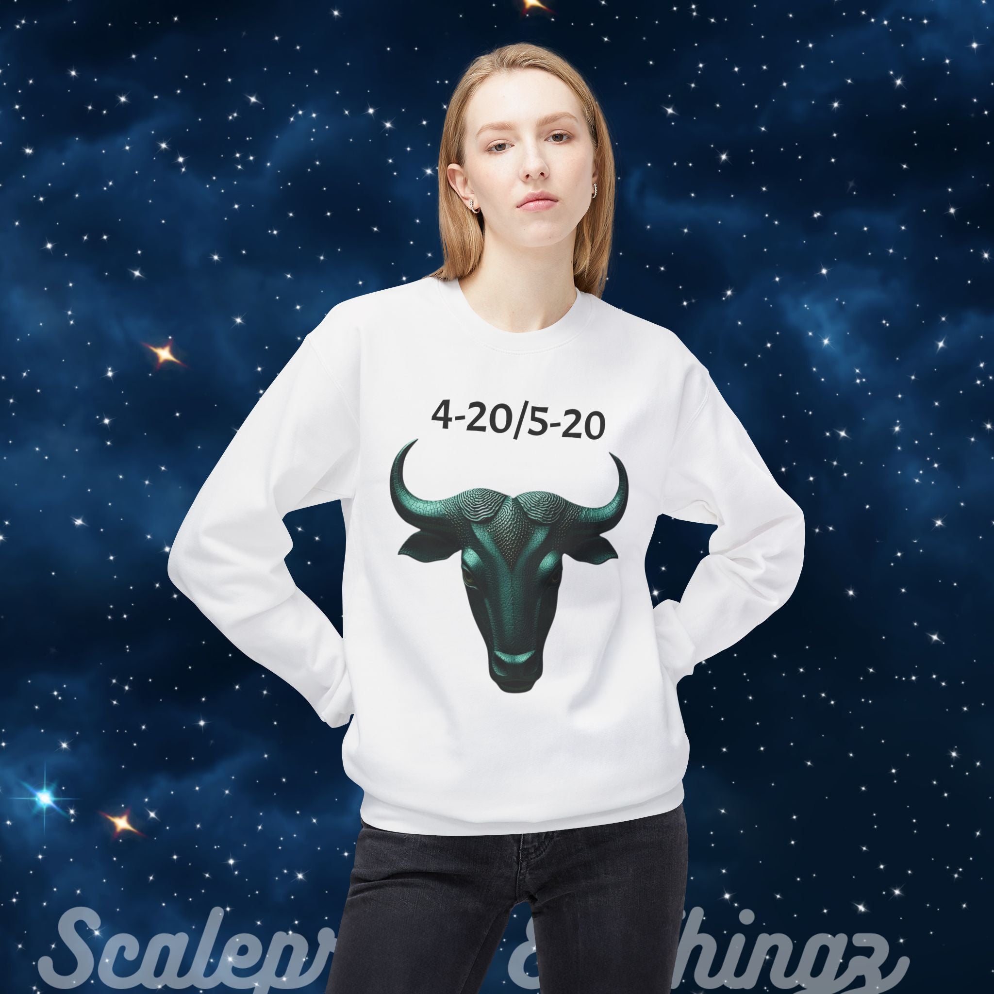 Taurus Crewneck Sweatshirt | Zodiac Sign Apparel, Astrology Gift, Cozy Layering Piece, Birthday Gift, Everyday Wear