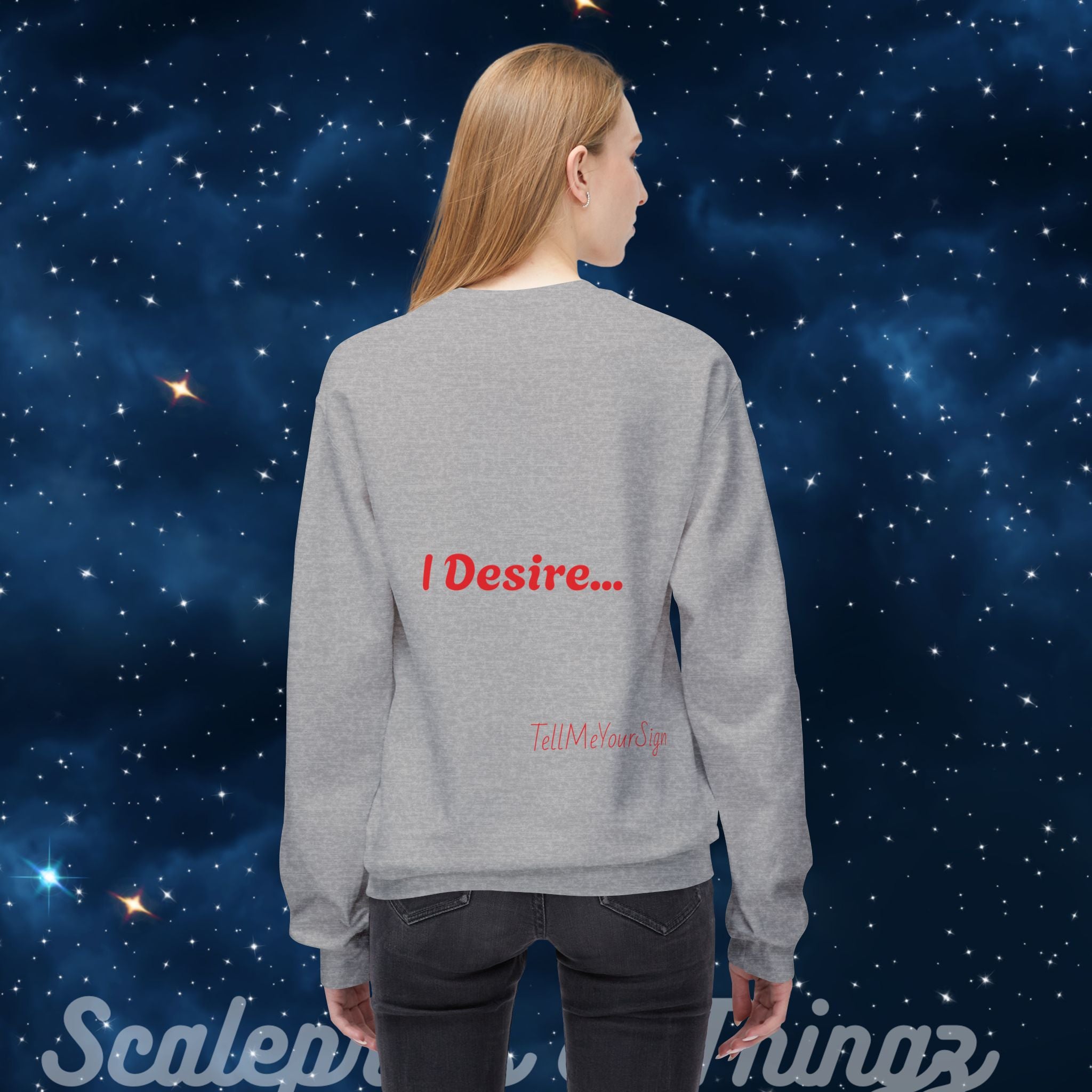 Scorpio Fleece Sweatshirt, Astrology Crewneck, Zodiac Gift, November Birthday, Casual Wear, Unisex Apparel