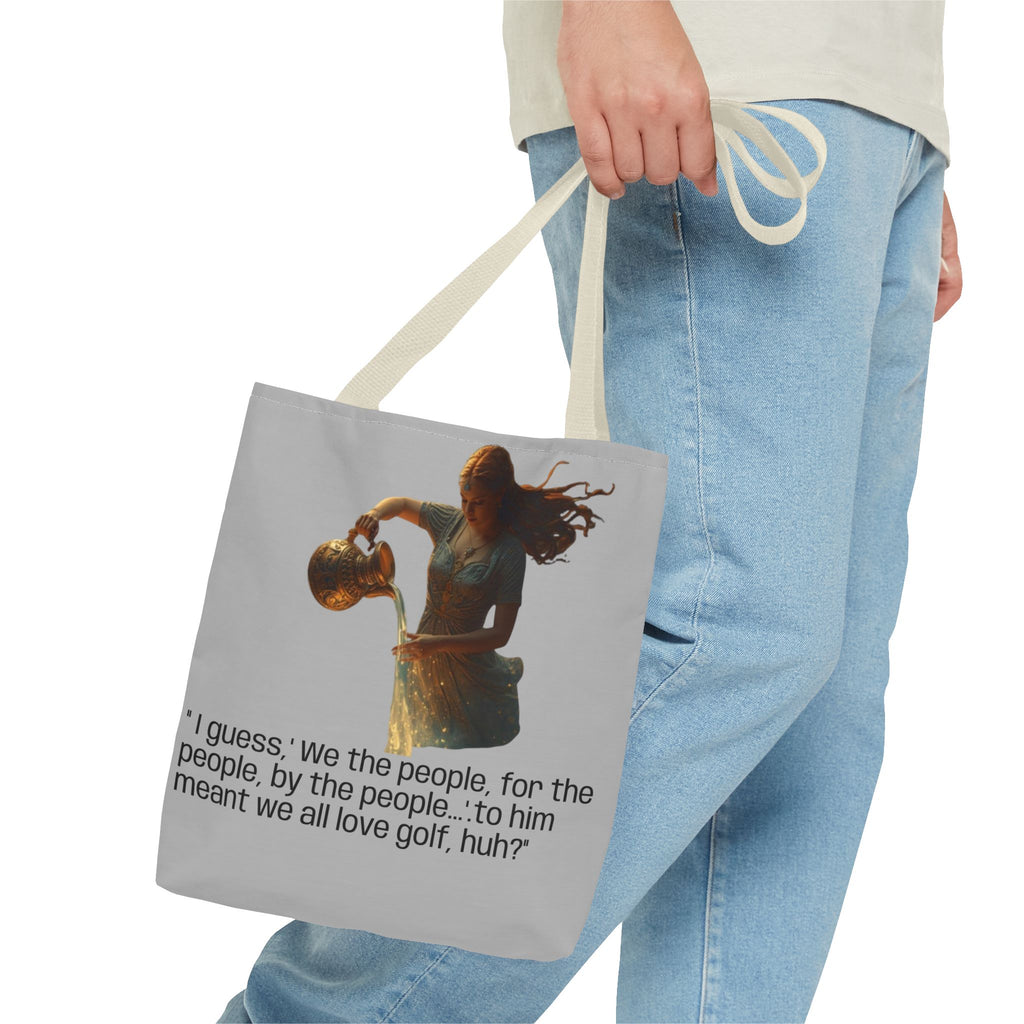 A TellMeYourSign LOL Trump Zodiac Tote Bag