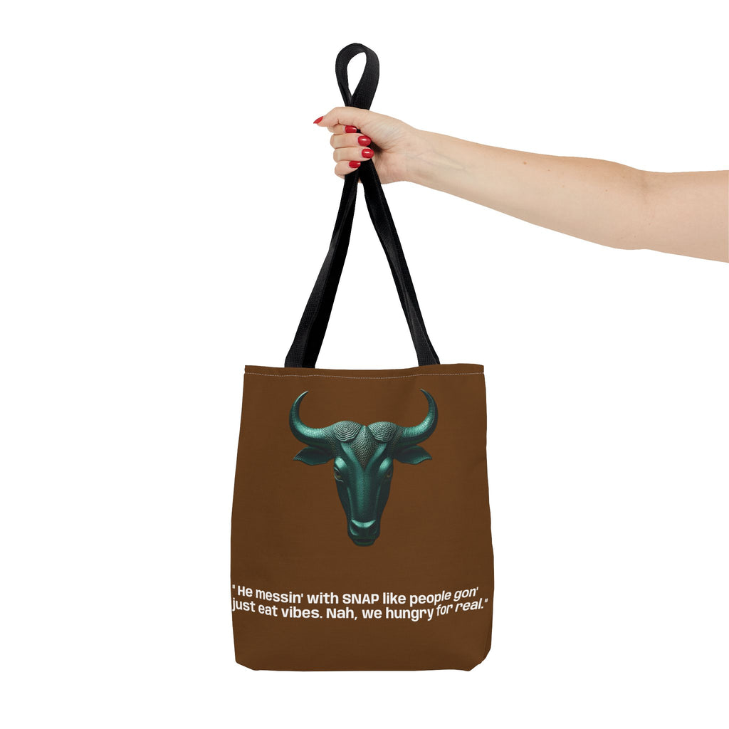 A TellMeYourSign LOL Trump Tote Bag (AOP)