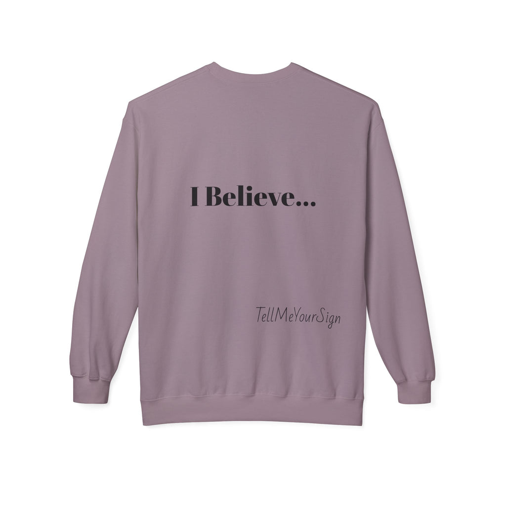 Whimsical Zodiac Crewneck Sweatshirt, Astrology Gift, Horoscope Apparel, Cozy Fashion, Birthday Present, Unique Design