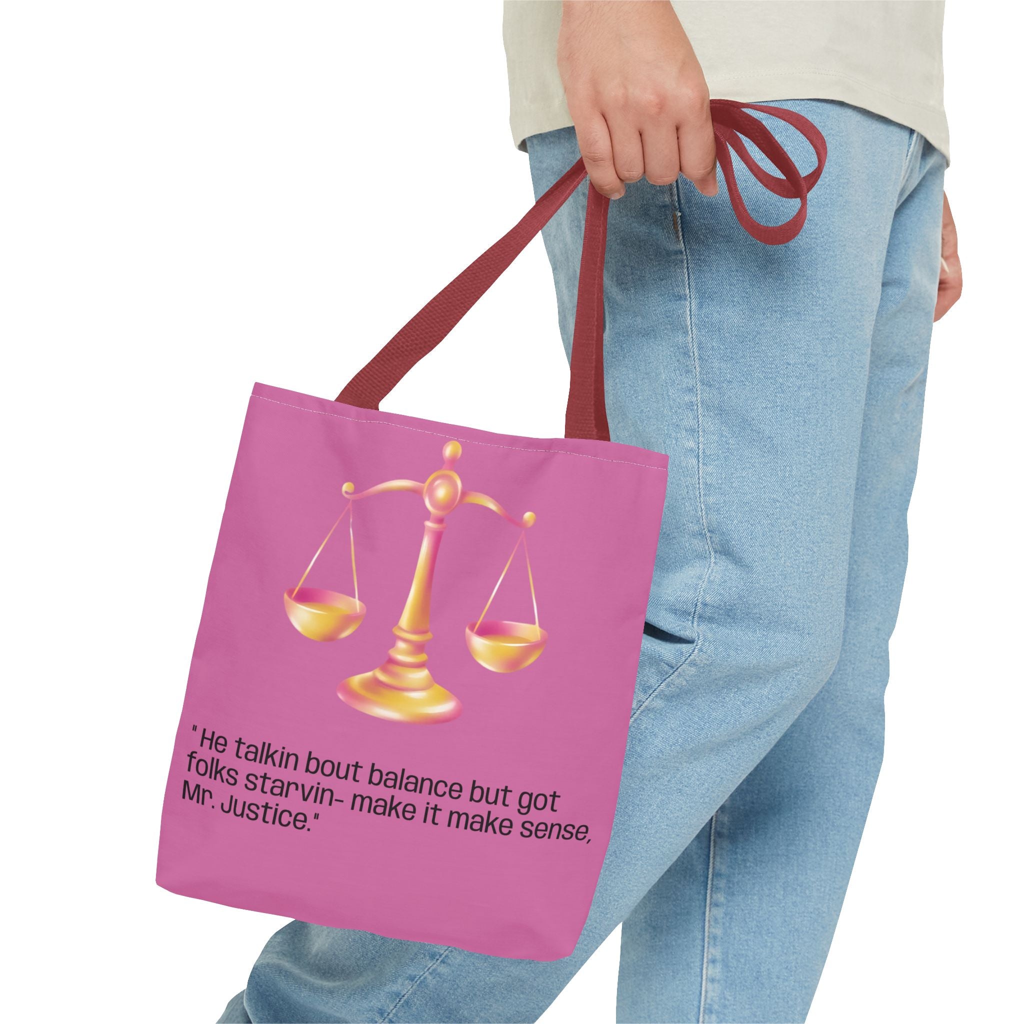 A TellMeYourSign LOL Trump Tote Bag (AOP)