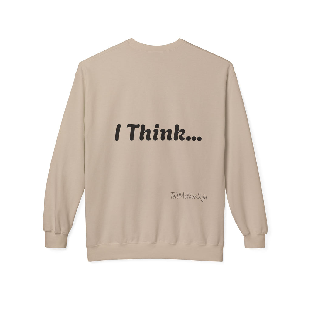 Gemini Fleece Crewneck Sweatshirt, Zodiac Astrology Apparel, Birthday Gift, Softstyle Sweatshirt, Horoscope Clothing, Unique Astrology Shirt