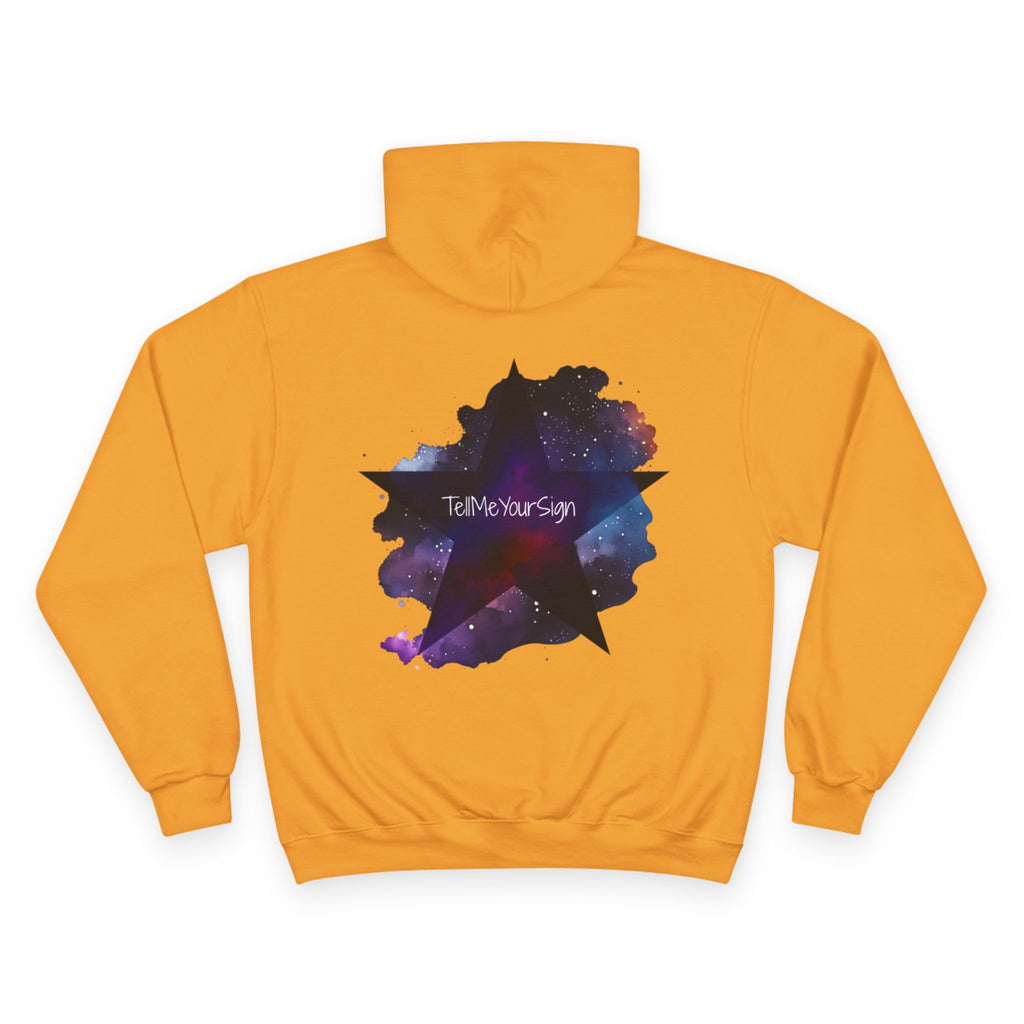 Galaxy Zodiac Champion Hoodie, Astrology Apparel, Personalized Gift, Horoscope Fashion, Unisex Sweatshirt