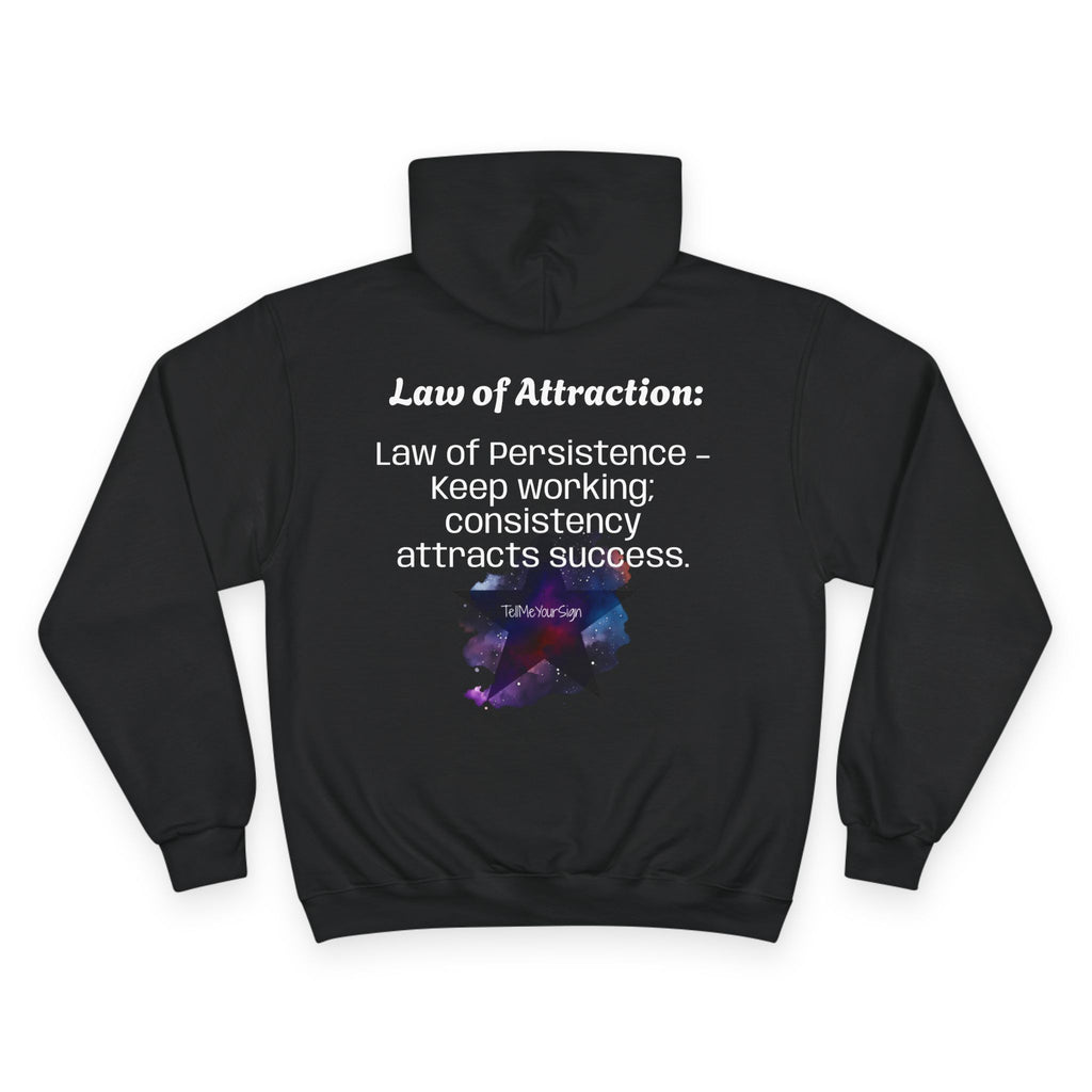 Galaxy Zodiac Champion Hoodie, Astrology Apparel, Personalized Gift, Horoscope Fashion, Unisex Sweatshirt