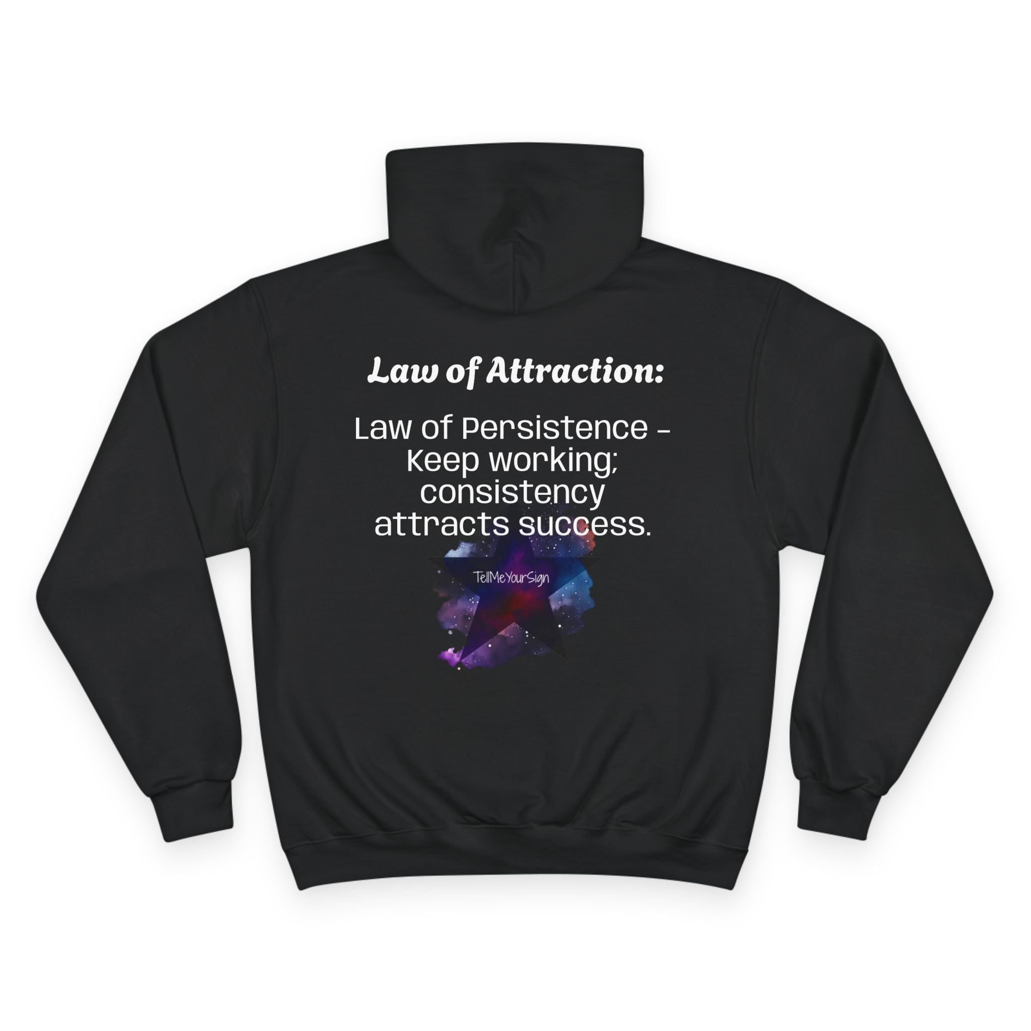 Galaxy Zodiac Champion Hoodie, Astrology Apparel, Personalized Gift, Horoscope Fashion, Unisex Sweatshirt