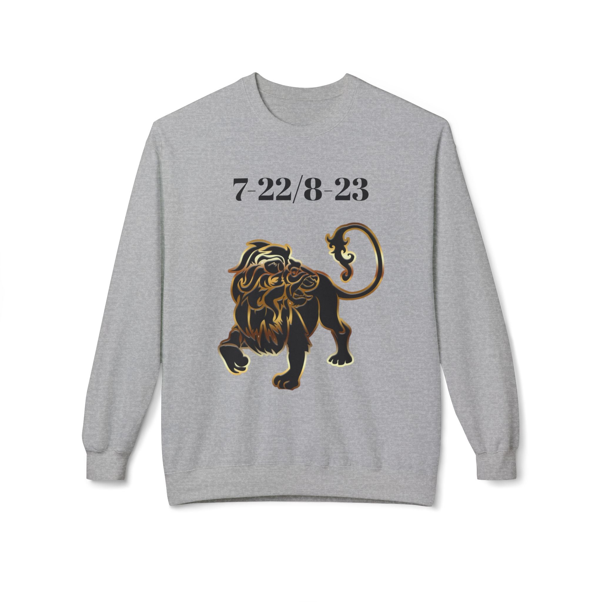 Leo Zodiac Crewneck Sweatshirt, Astrology Gift, Horoscope Sweatshirt, Personalized Leo Apparel, July-August Birthdays