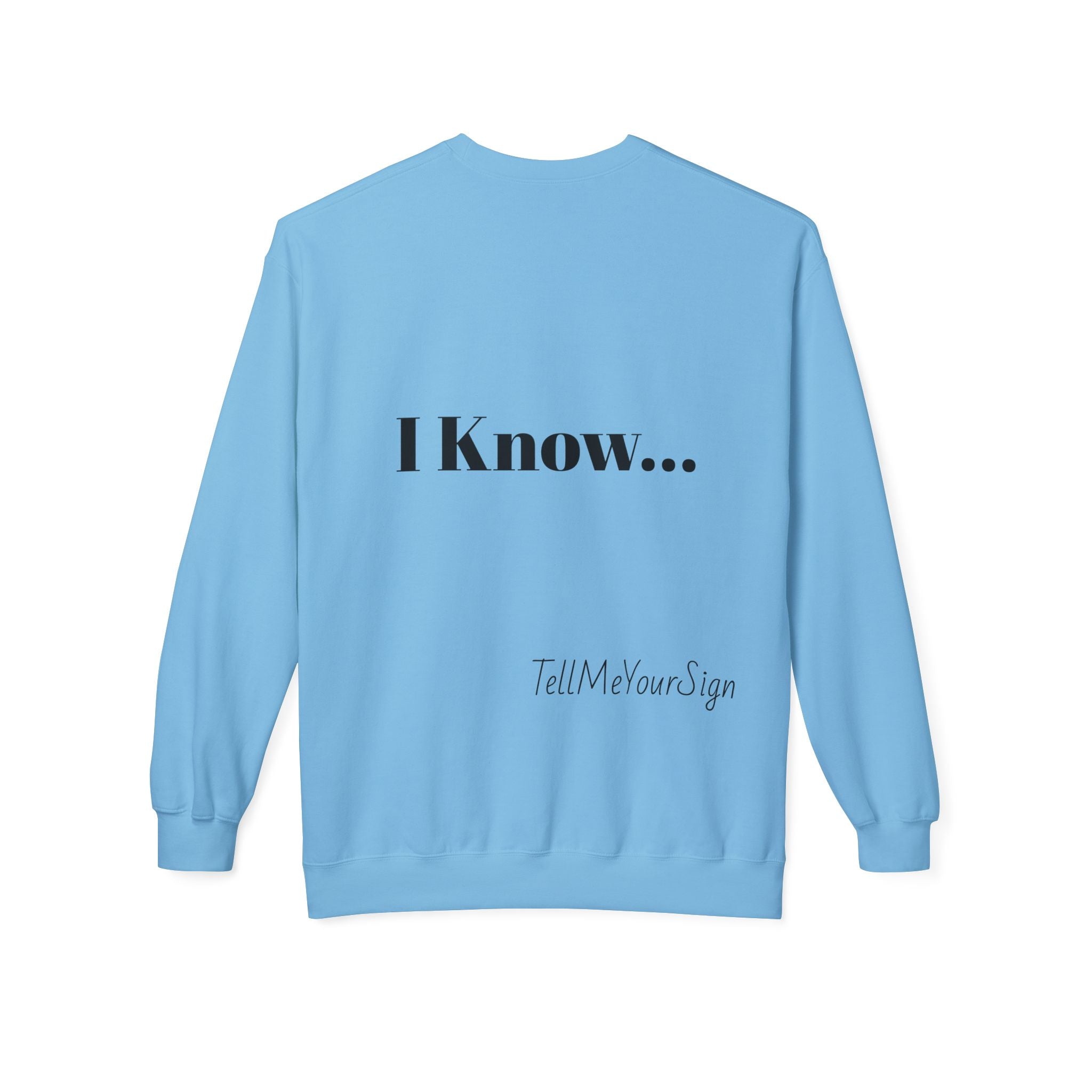 Astrology-Themed Fleece Sweatshirt, Zodiac Gift, Horoscope Sweatshirt, Cozy Astrology Crewneck, Birthday Gift for Astrology Lovers