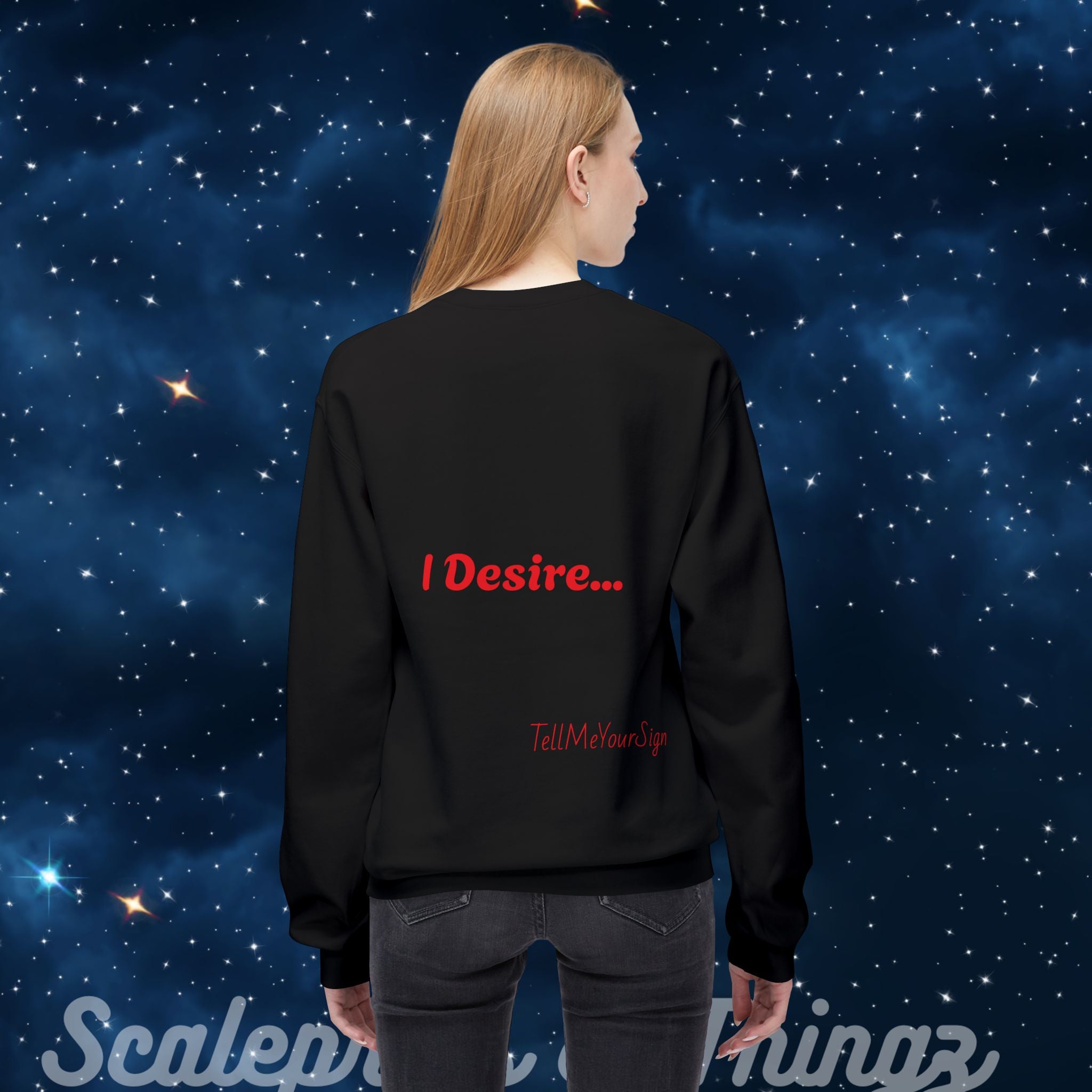 Scorpio Fleece Sweatshirt, Astrology Crewneck, Zodiac Gift, November Birthday, Casual Wear, Unisex Apparel