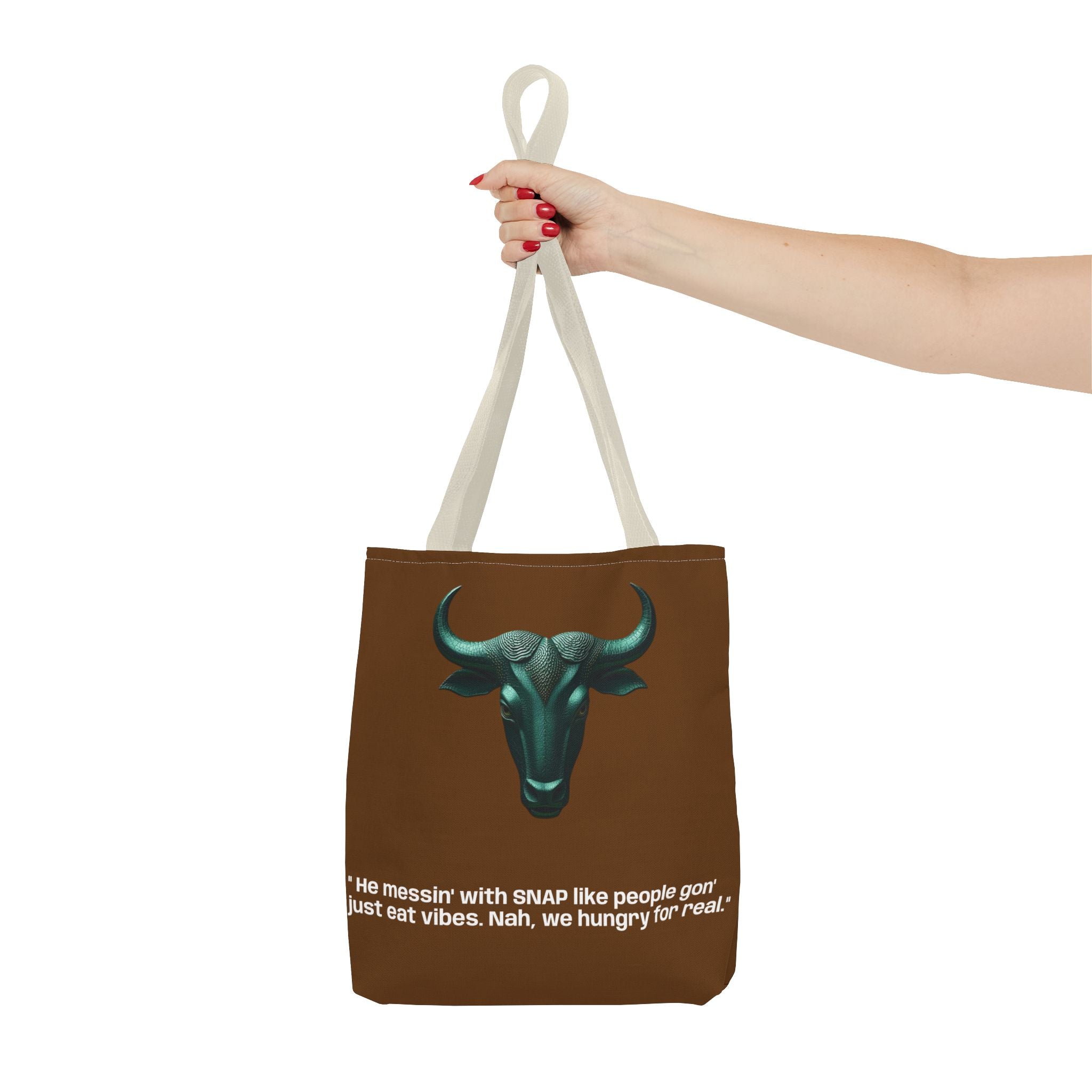 A TellMeYourSign LOL Trump Tote Bag (AOP)