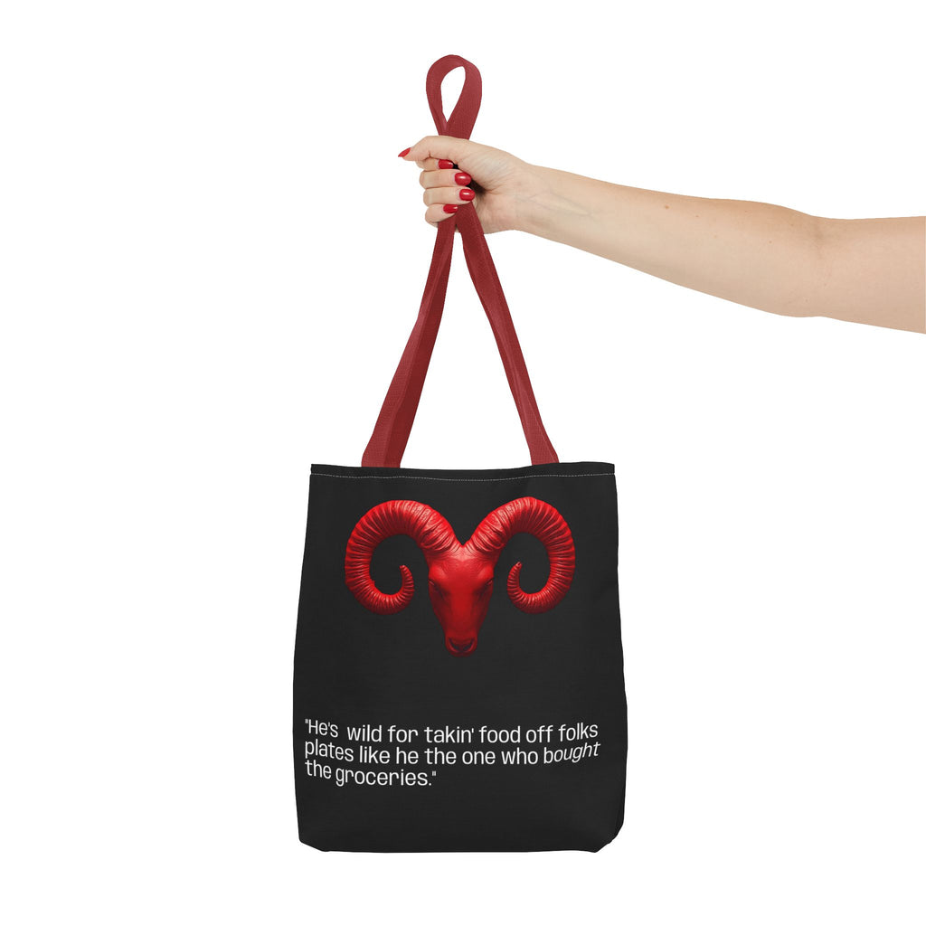 A TellMeYourSign LOL Trump Aries Tote Bag (AOP)
