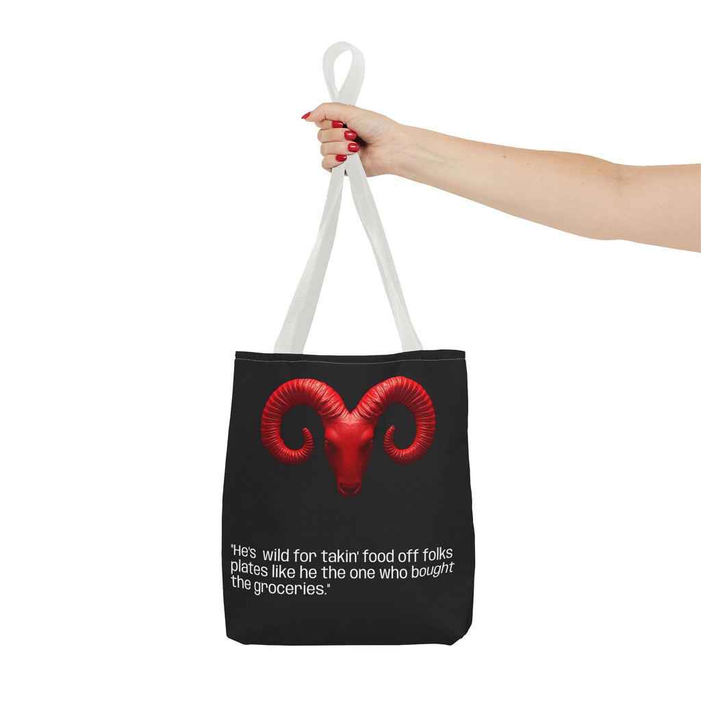 A TellMeYourSign LOL Trump Aries Tote Bag (AOP)