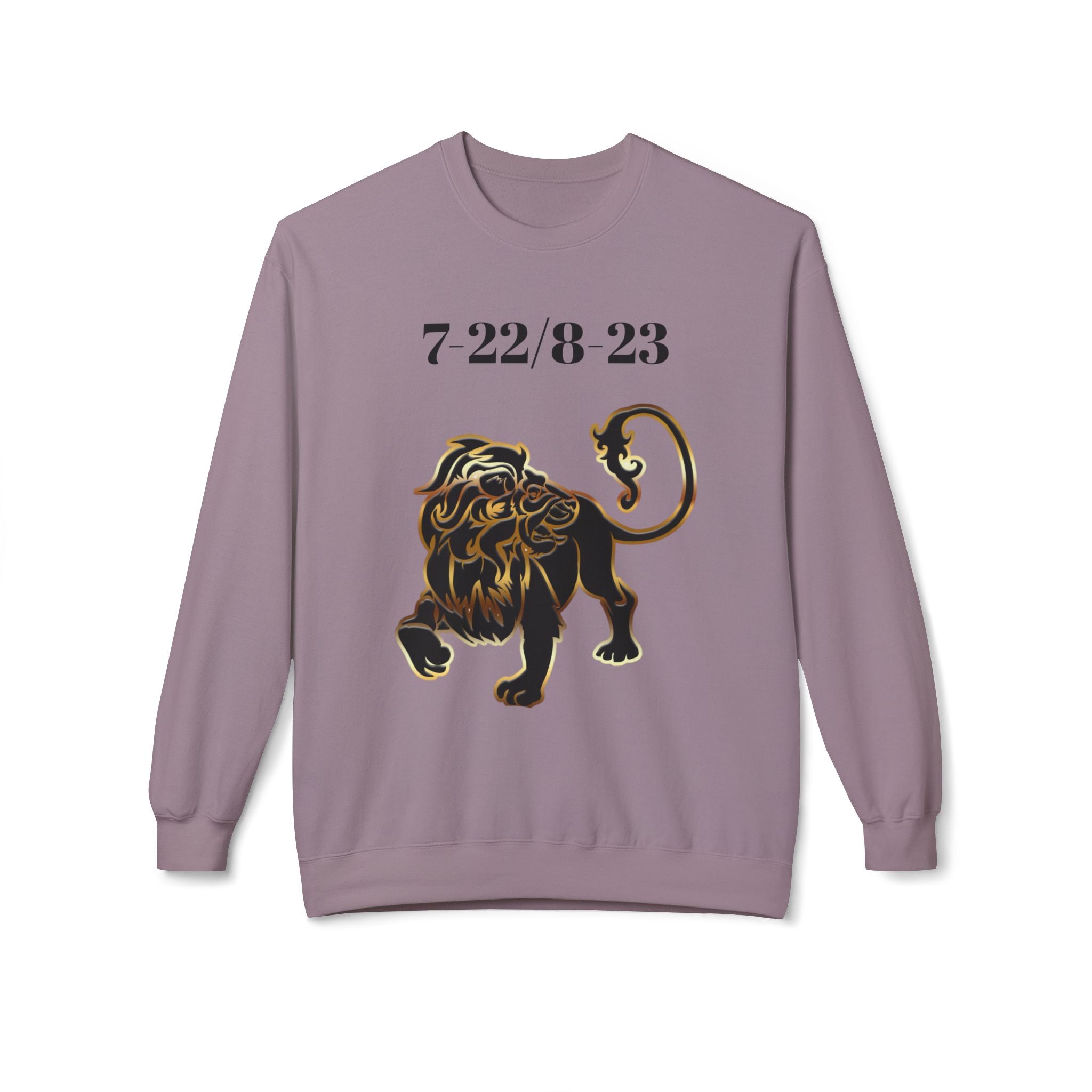 Leo Zodiac Crewneck Sweatshirt, Astrology Gift, Horoscope Sweatshirt, Personalized Leo Apparel, July-August Birthdays