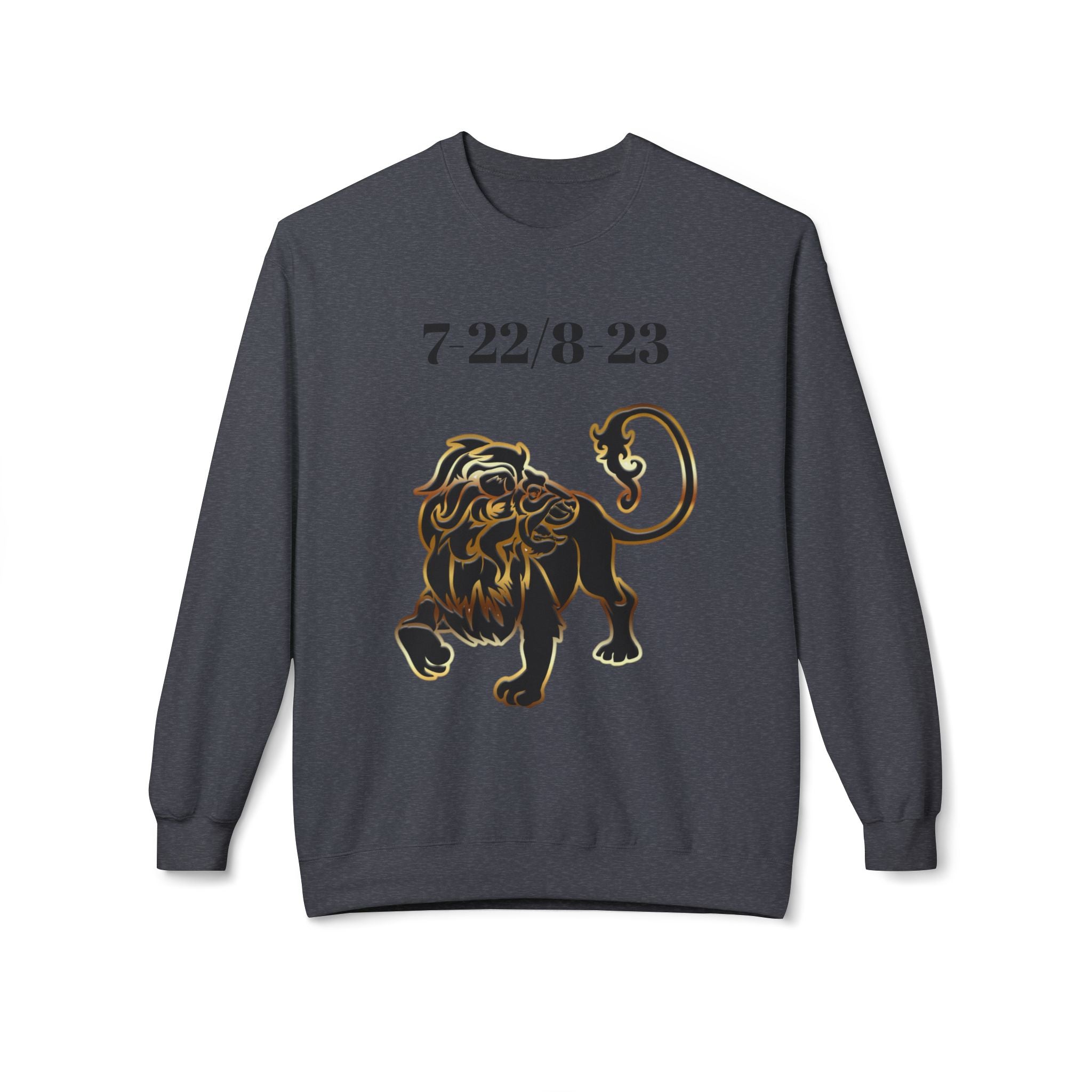 Leo Zodiac Crewneck Sweatshirt, Astrology Gift, Horoscope Sweatshirt, Personalized Leo Apparel, July-August Birthdays