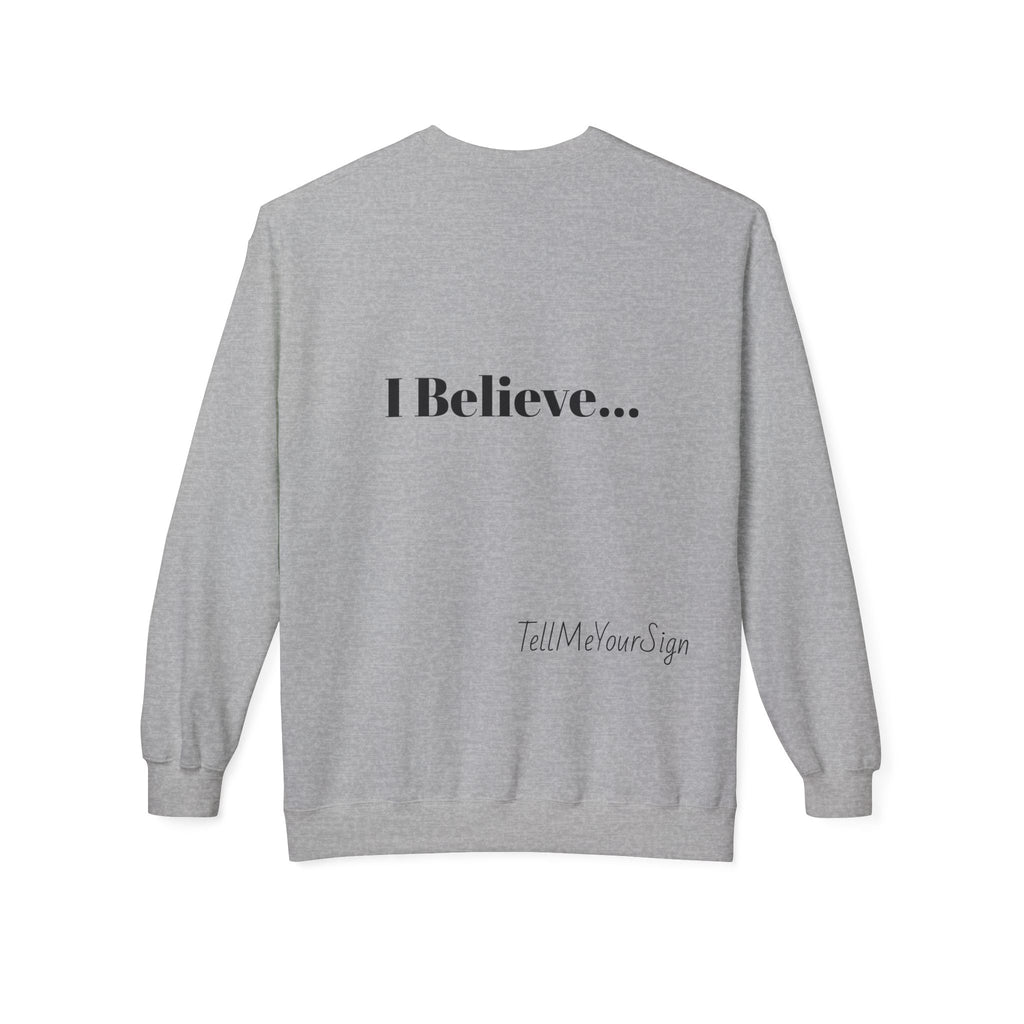 Whimsical Zodiac Crewneck Sweatshirt, Astrology Gift, Horoscope Apparel, Cozy Fashion, Birthday Present, Unique Design