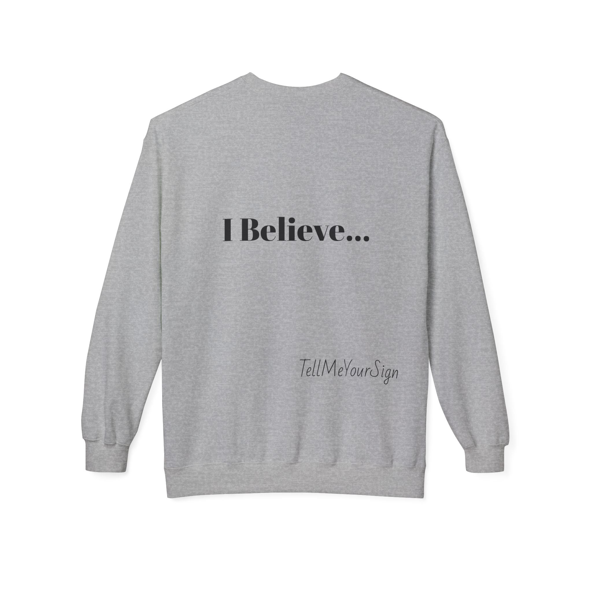 Whimsical Zodiac Crewneck Sweatshirt, Astrology Gift, Horoscope Apparel, Cozy Fashion, Birthday Present, Unique Design