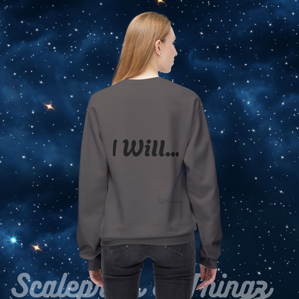 Leo Zodiac Crewneck Sweatshirt, Astrology Gift, Horoscope Sweatshirt, Personalized Leo Apparel, July-August Birthdays