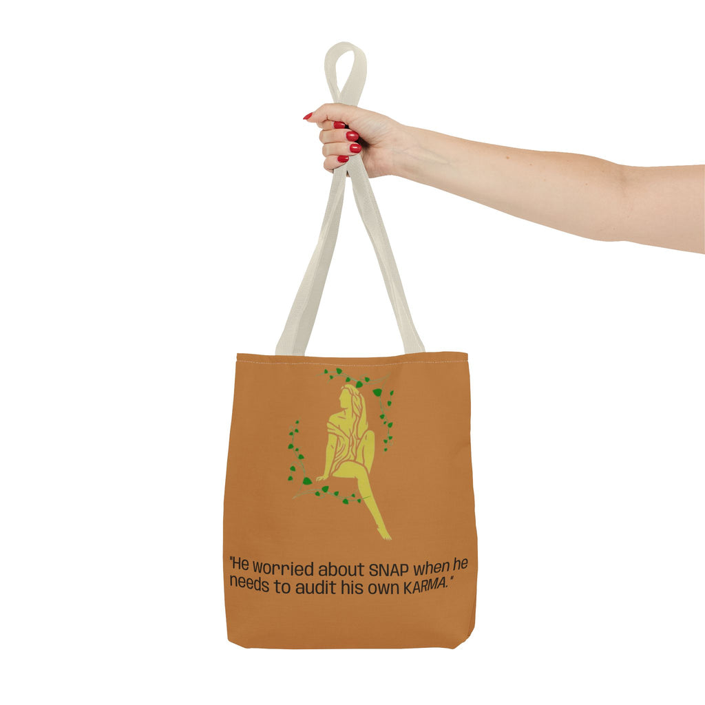 A TellMeYourSign LOL Trump Tote Bag (AOP)