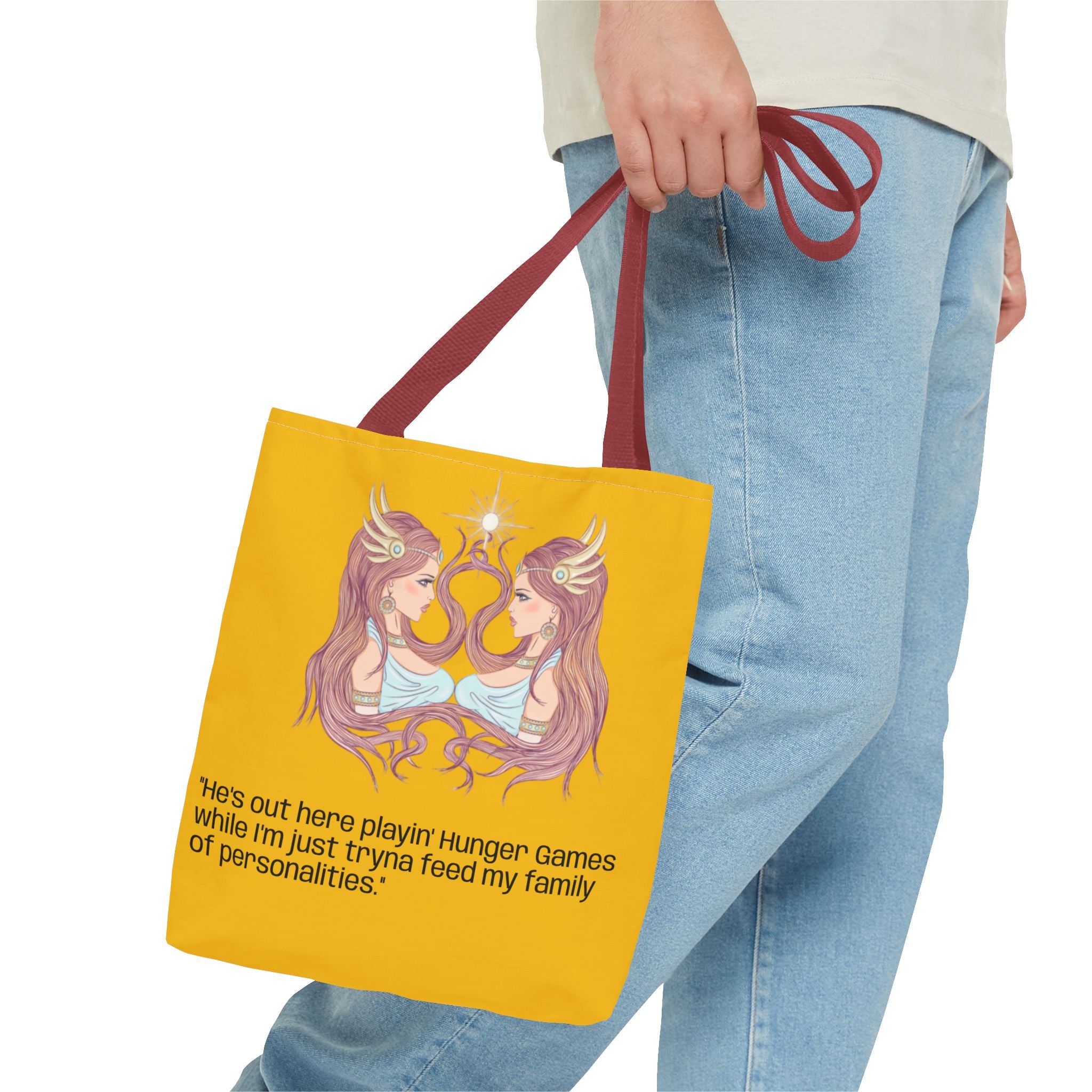 A TellMeYourSign LOL Trump Tote Bag (AOP)