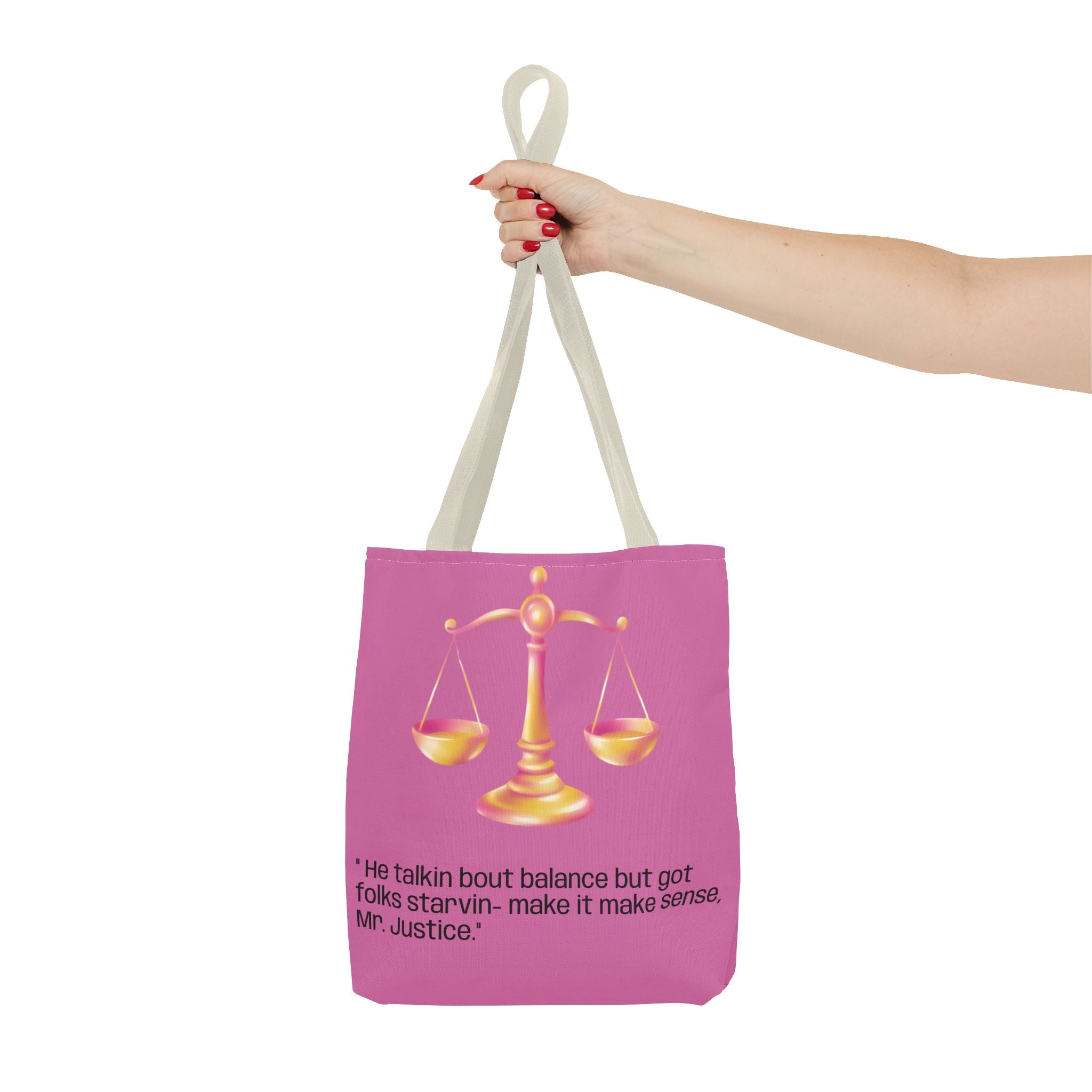 A TellMeYourSign LOL Trump Tote Bag (AOP)