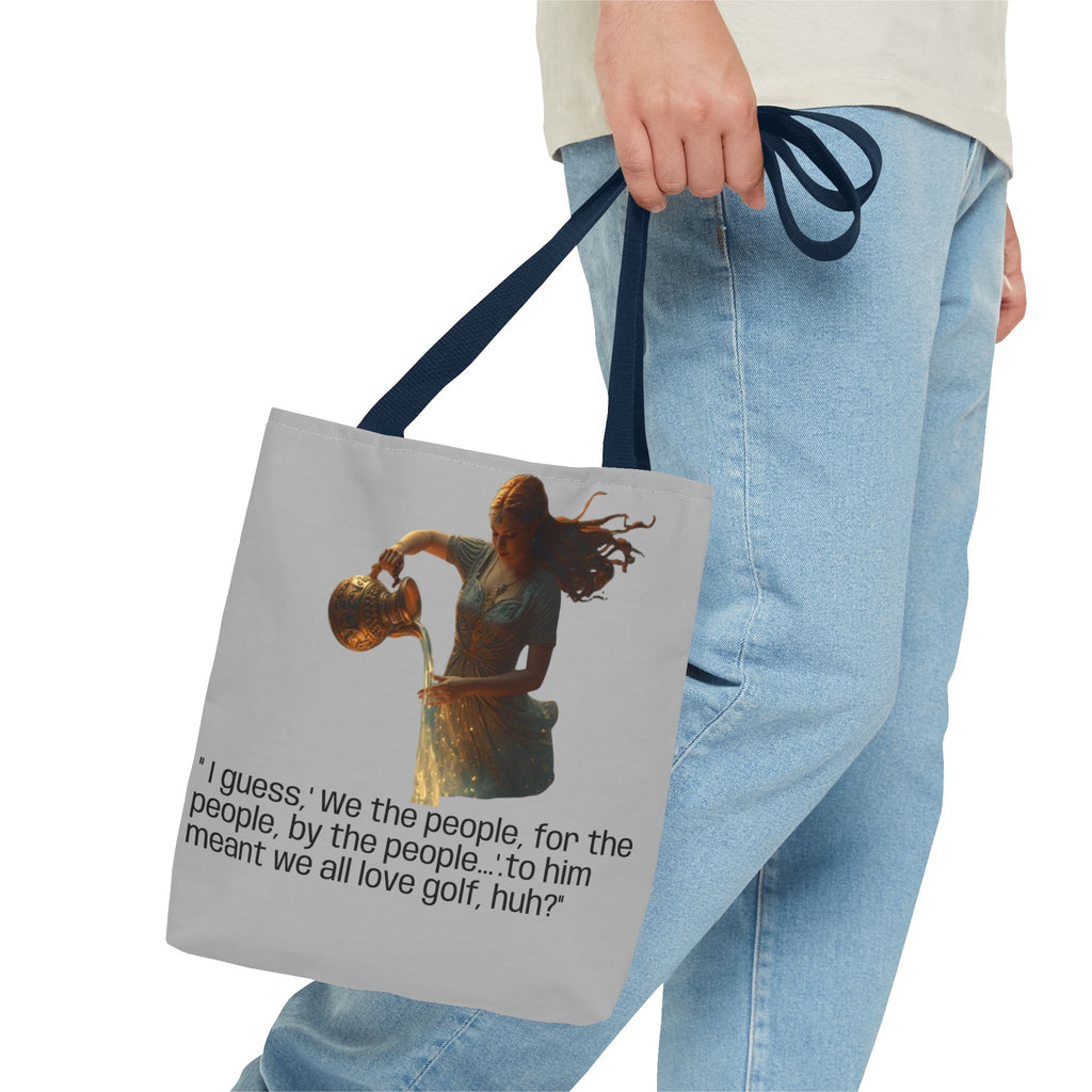 A TellMeYourSign LOL Trump Zodiac Tote Bag