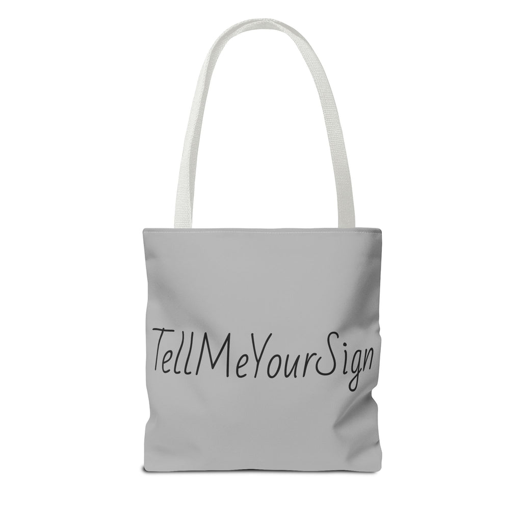 A TellMeYourSign LOL Trump Zodiac Tote Bag