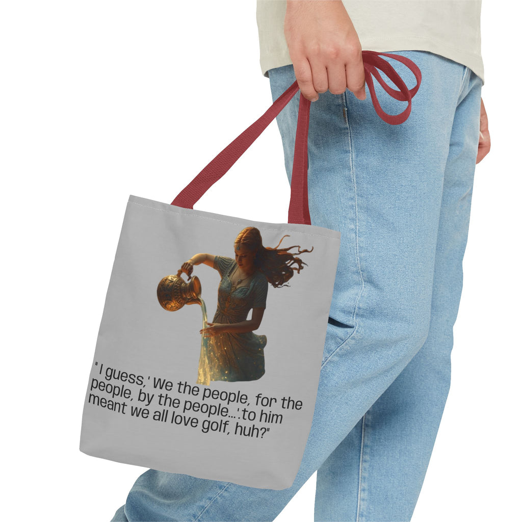 A TellMeYourSign LOL Trump Zodiac Tote Bag