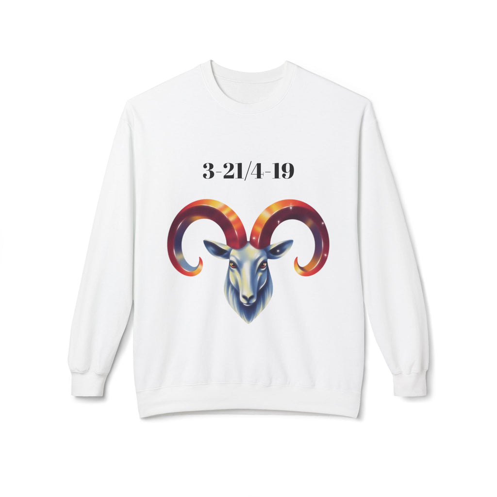 Aries Zodiac Crewneck Sweatshirt | Astrology Sweatshirt, Birthday Gift, Casual Wear, Zodiac Sign Apparel, Personalized Gift