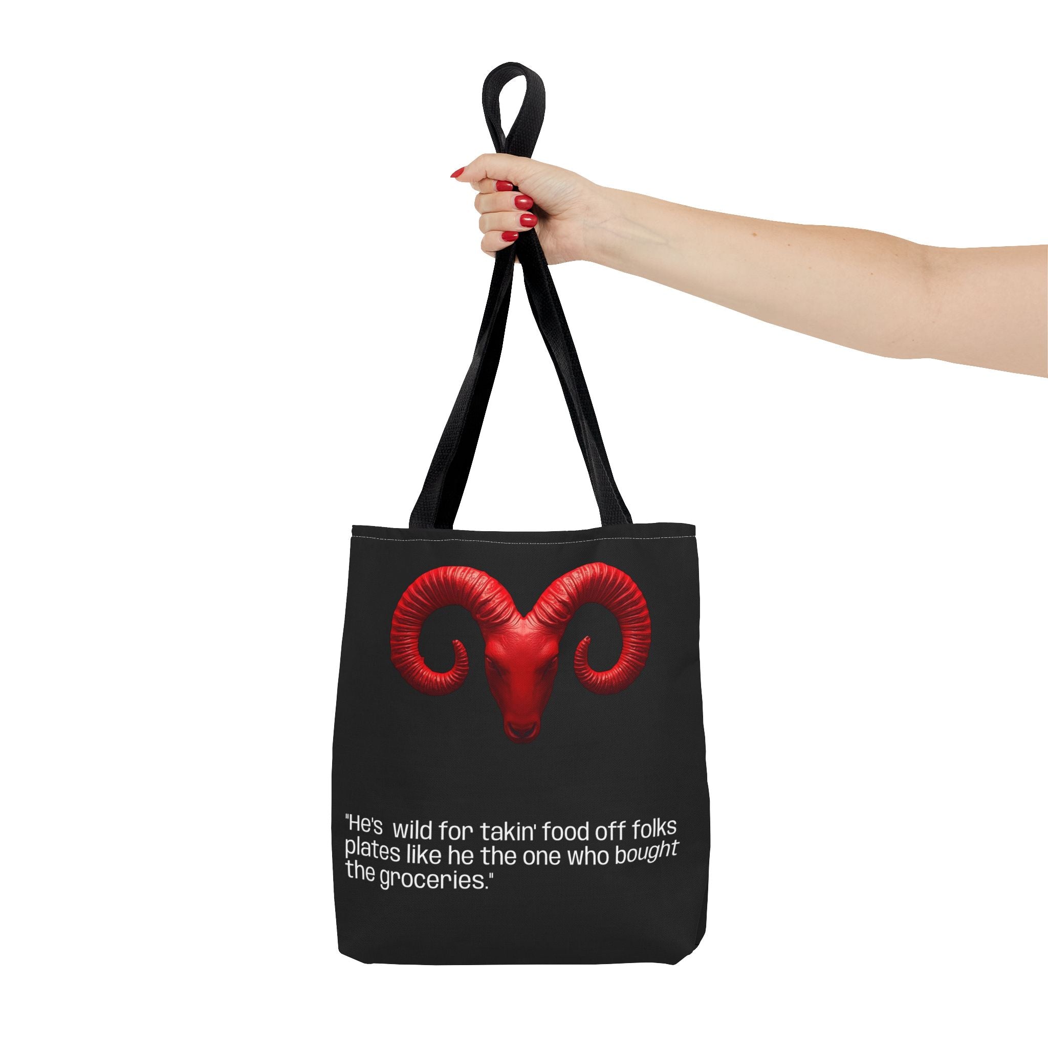 A TellMeYourSign LOL Trump Aries Tote Bag (AOP)