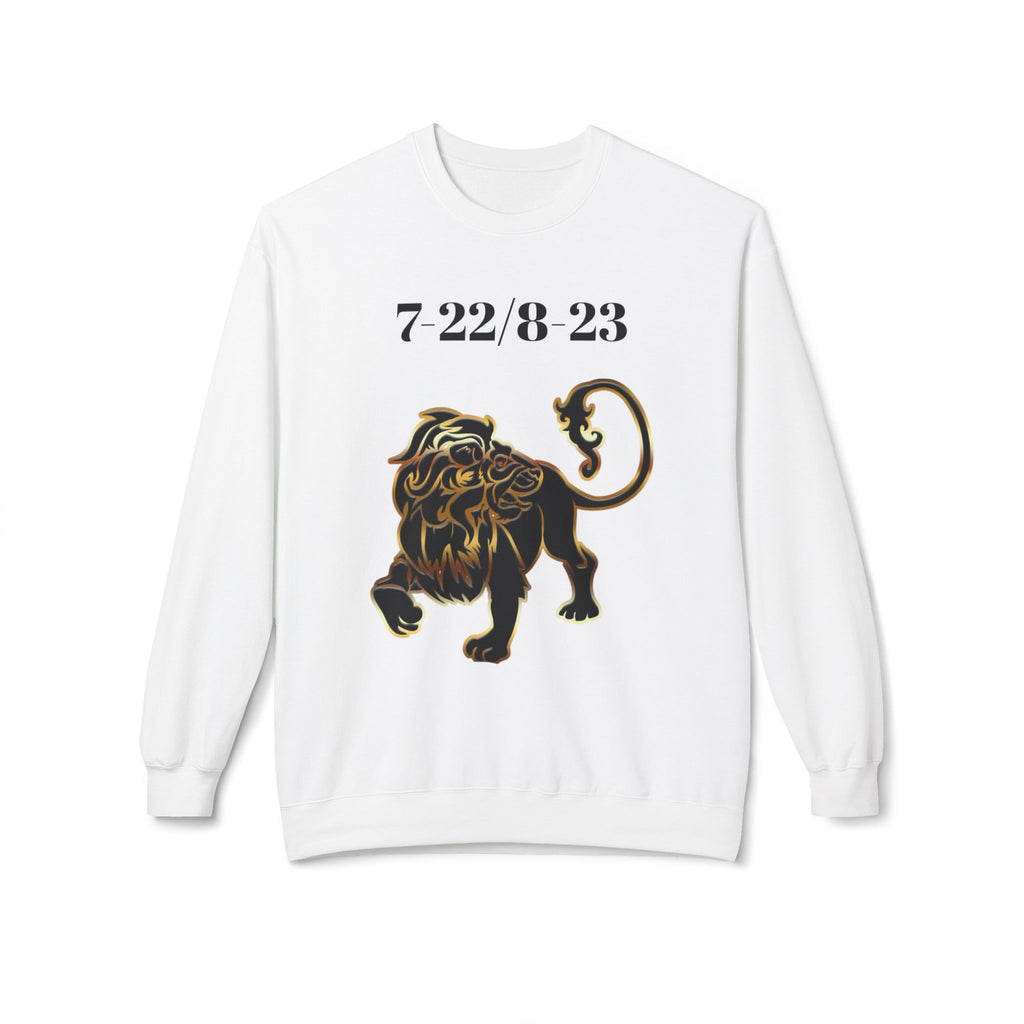 Leo Zodiac Crewneck Sweatshirt, Astrology Gift, Horoscope Sweatshirt, Personalized Leo Apparel, July-August Birthdays
