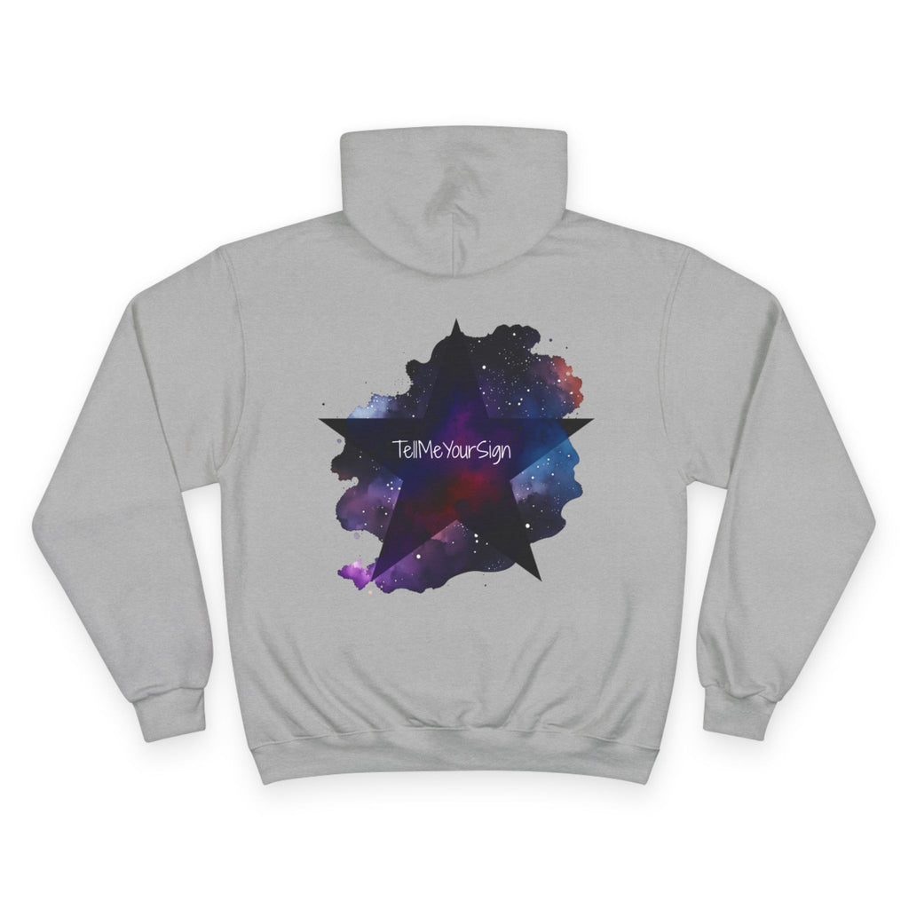 Galaxy Zodiac Champion Hoodie, Astrology Apparel, Personalized Gift, Horoscope Fashion, Unisex Sweatshirt