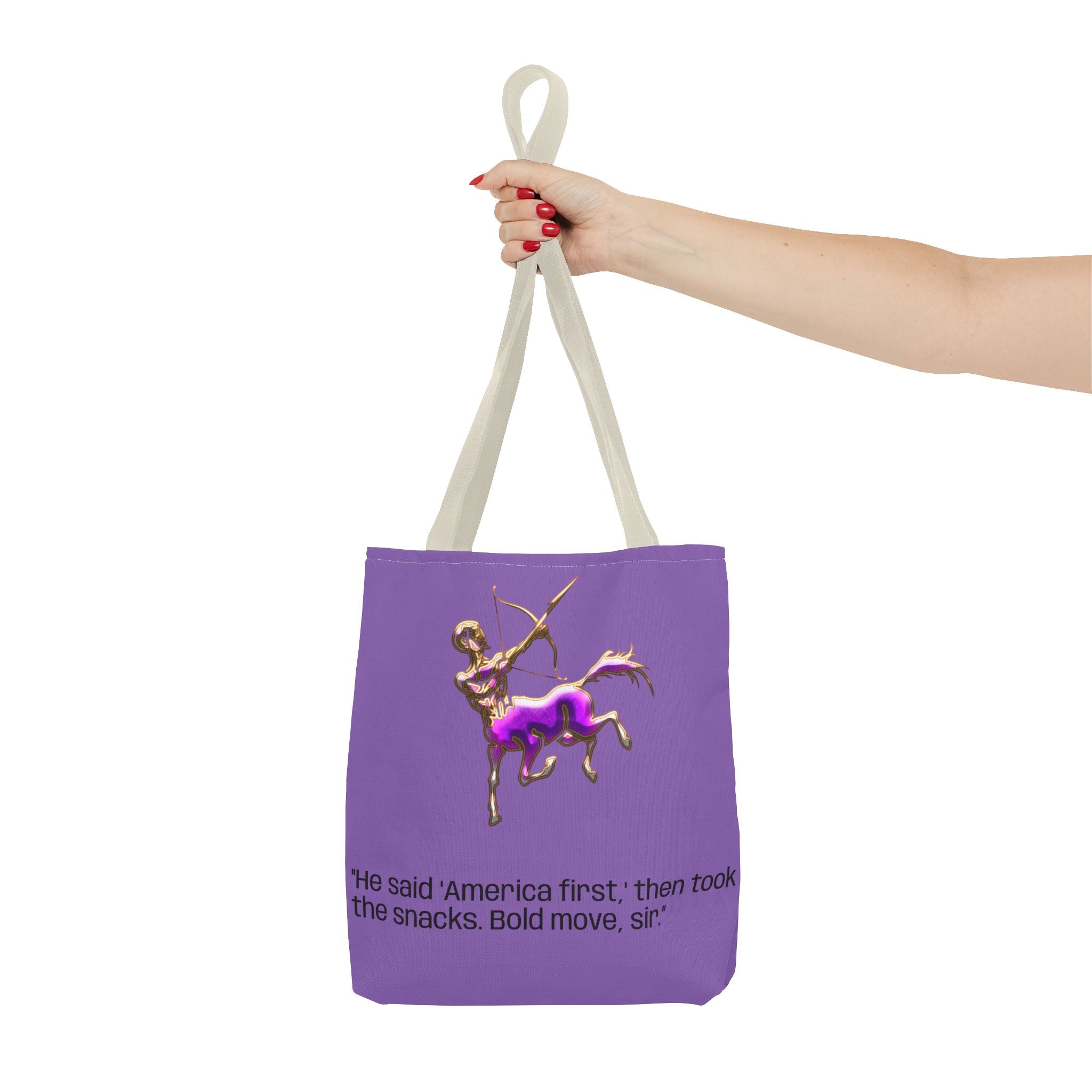 A TellMeYourSign LOL Trump Tote Bag (AOP)