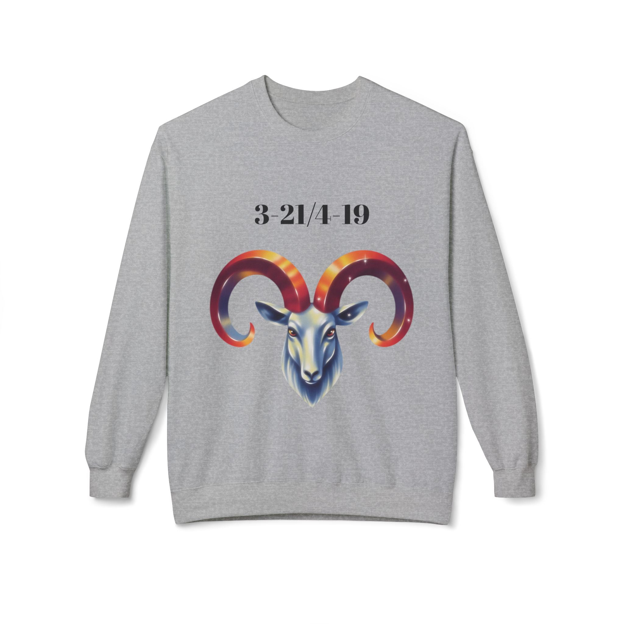 Aries Zodiac Crewneck Sweatshirt | Astrology Sweatshirt, Birthday Gift, Casual Wear, Zodiac Sign Apparel, Personalized Gift
