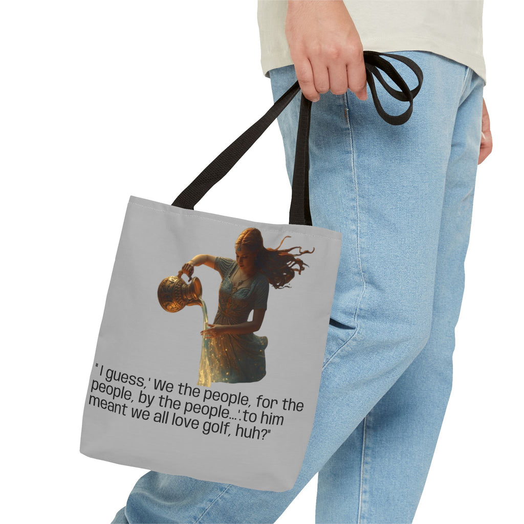 A TellMeYourSign LOL Trump Zodiac Tote Bag