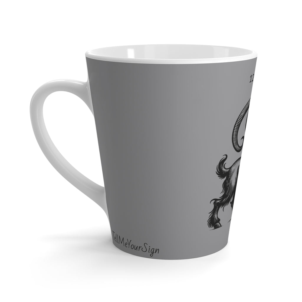 Capricorn Zodiac Latte Mug | Astrology Gift, Horoscope Drinkware, Coffee Lover's Cup, Personalized Mug, Birthday Gift