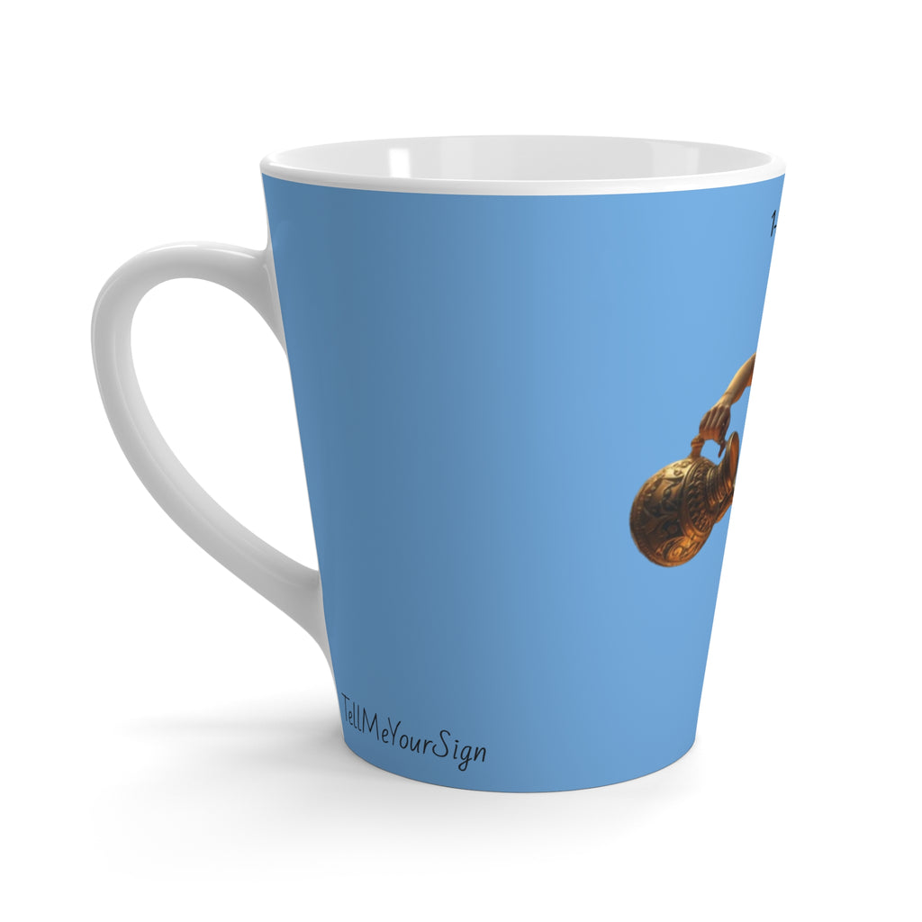 Astrological Latte Mug - Zodiac Coffee Cup for Astrology Lovers, Unique Gift, Horoscope Mug, Daily Ritual, Personalized Drinkware