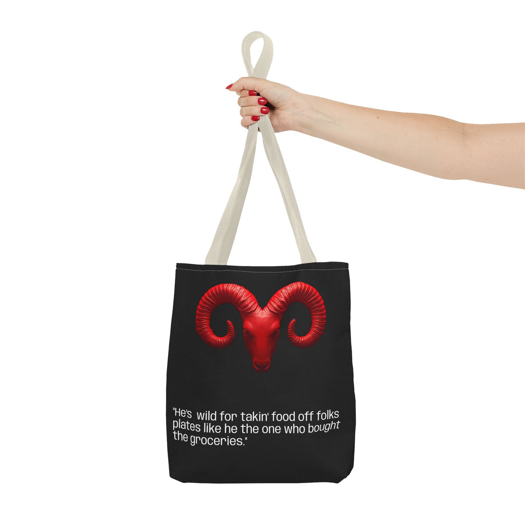 A TellMeYourSign LOL Trump Aries Tote Bag (AOP)