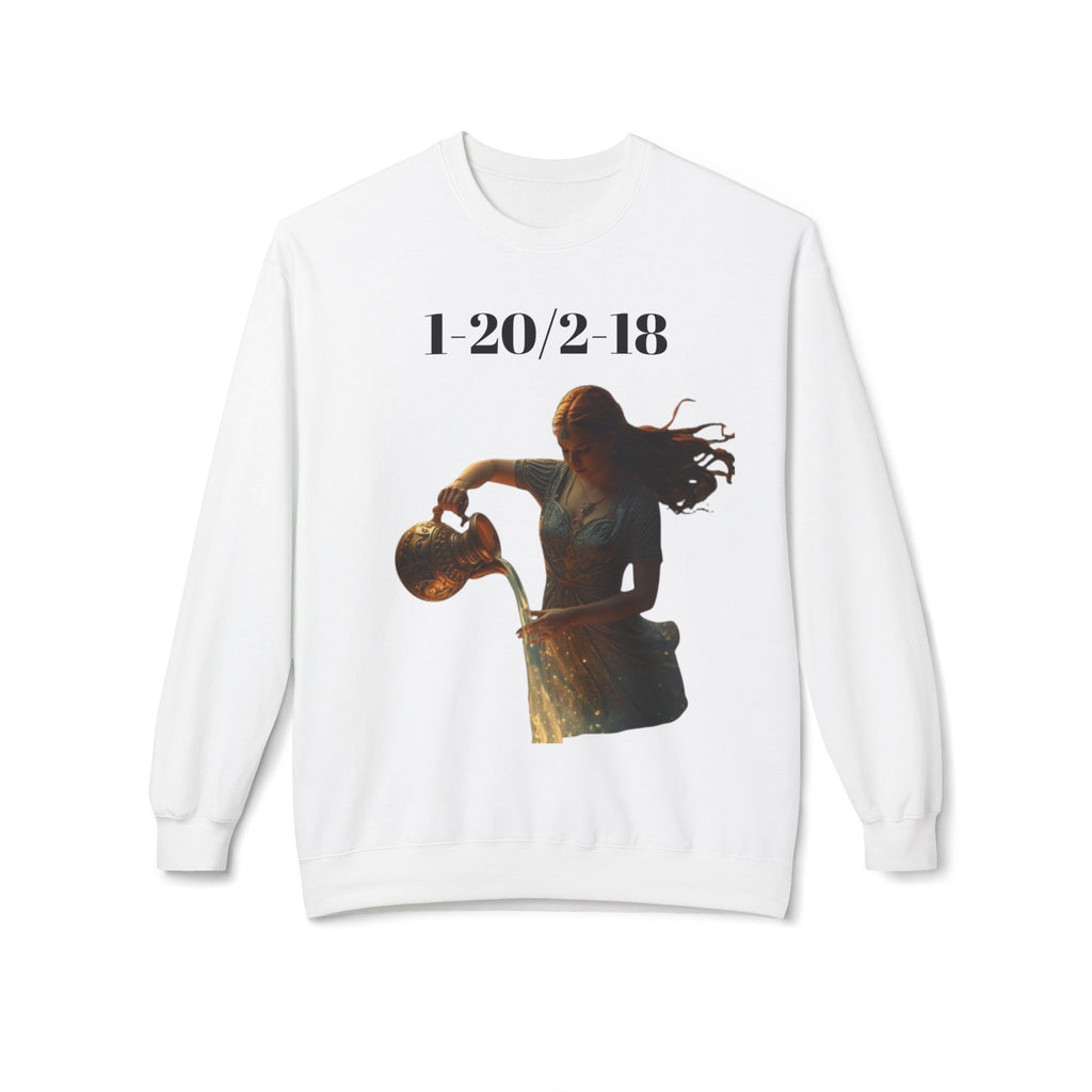 Astrology-Themed Fleece Sweatshirt, Zodiac Gift, Horoscope Sweatshirt, Cozy Astrology Crewneck, Birthday Gift for Astrology Lovers